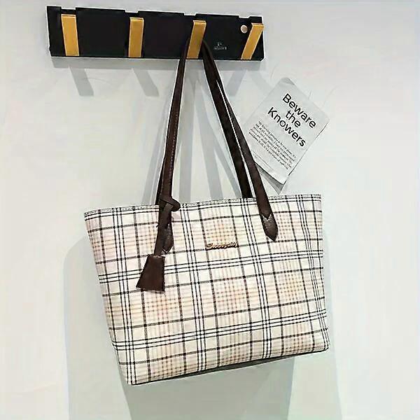 Daily shoulder bag, PU material with pixel pattern, comfortable to wear