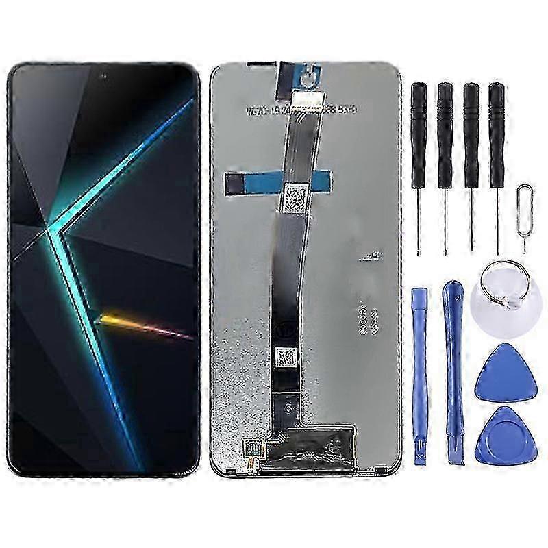 Replacement Screen Display with IPS LCD, Digitizer Touch Panel, and Frame for Assembly Use