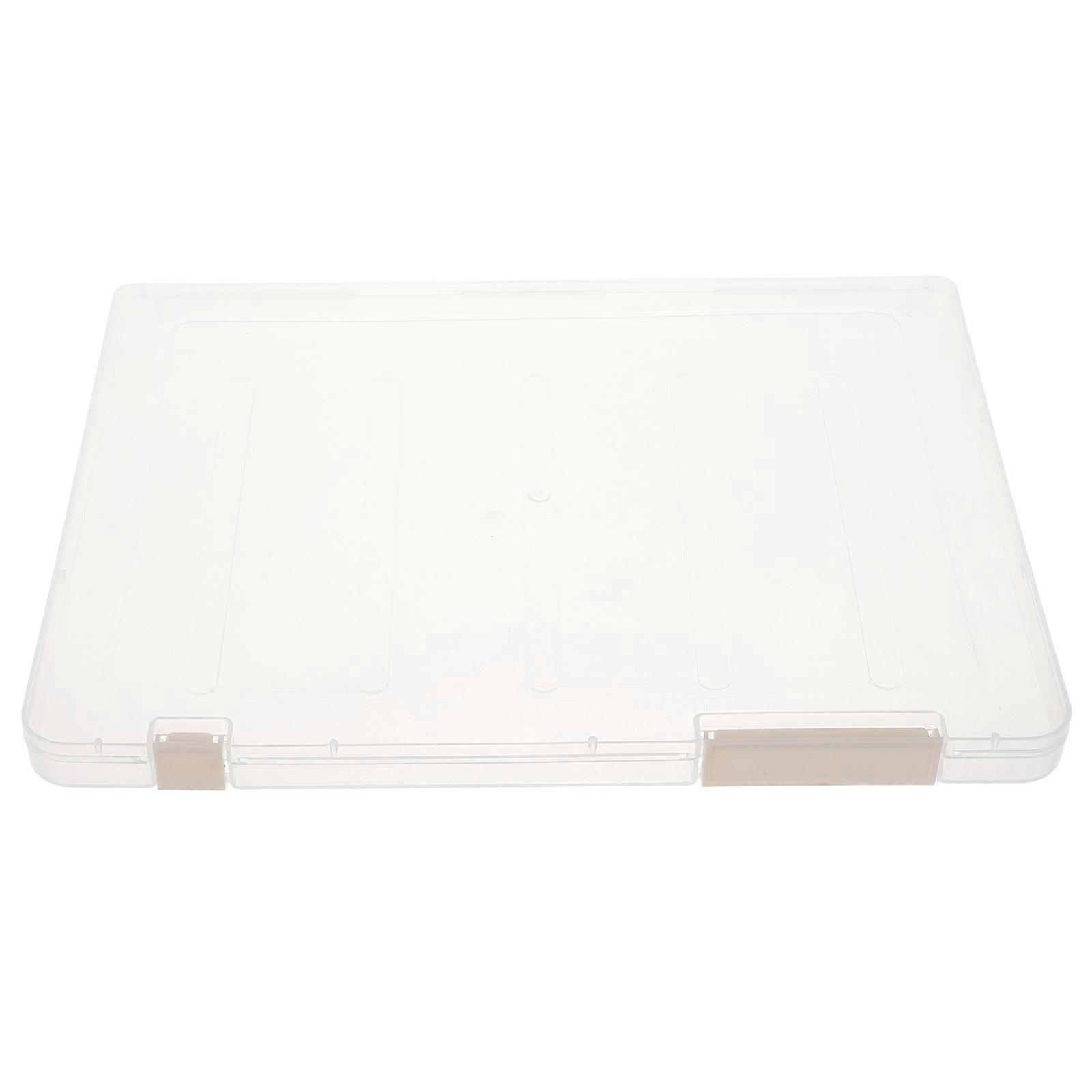 Transparent Plastic Nail Art Storage Box Versatile Organizer for Small Items Efficient Organization