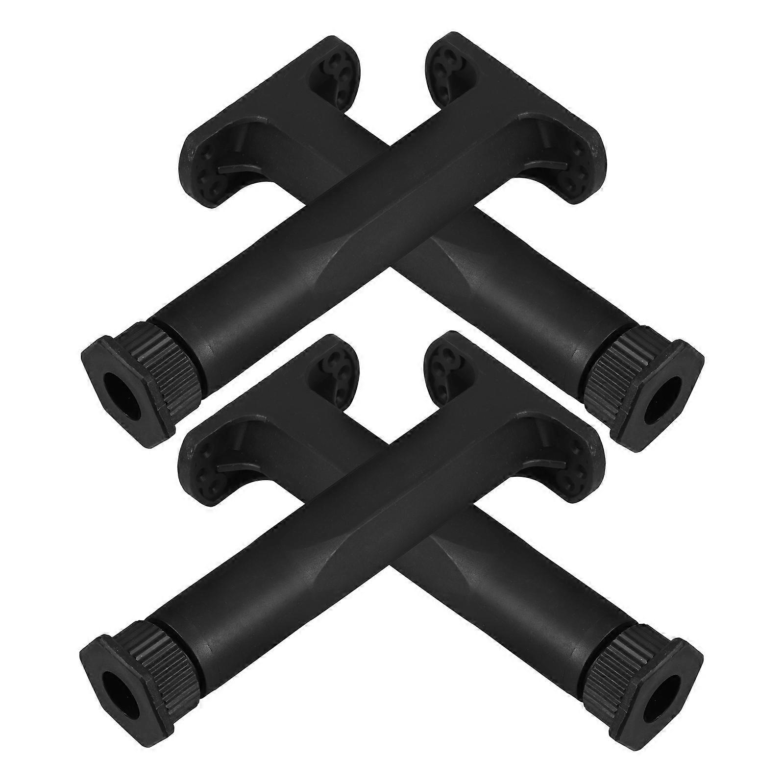 Bed Frame Support Legs Replacement Black 18-34CM Adjustable Furniture Leg For Home Use 1Set