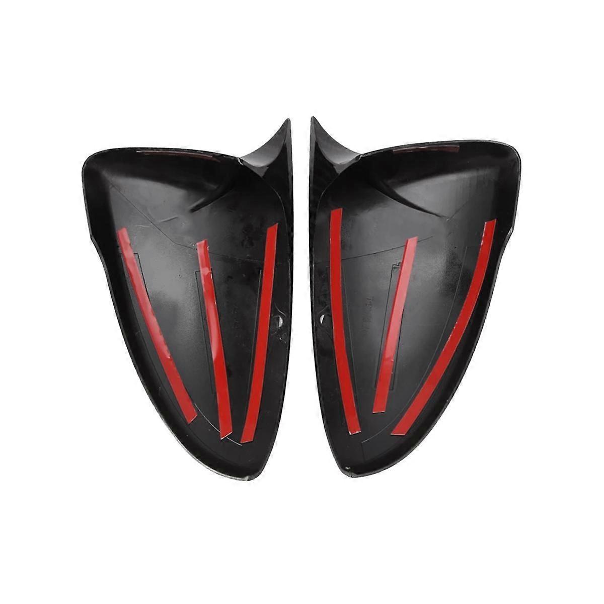 1Pair Rearview Mirror Cover for Forte Cerato 2019-2023 Mirror Modified Ox Horn Shell Sticker Carbon