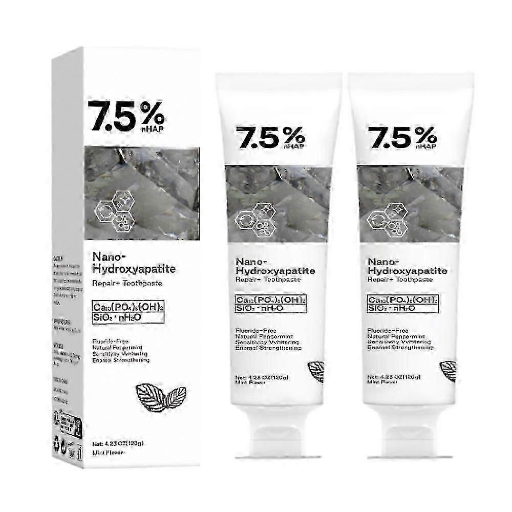 1-3x 7.5% Hap Nano-Hydroxyapatite Toothpaste Remove Deep Clean For Sensitive Teeth