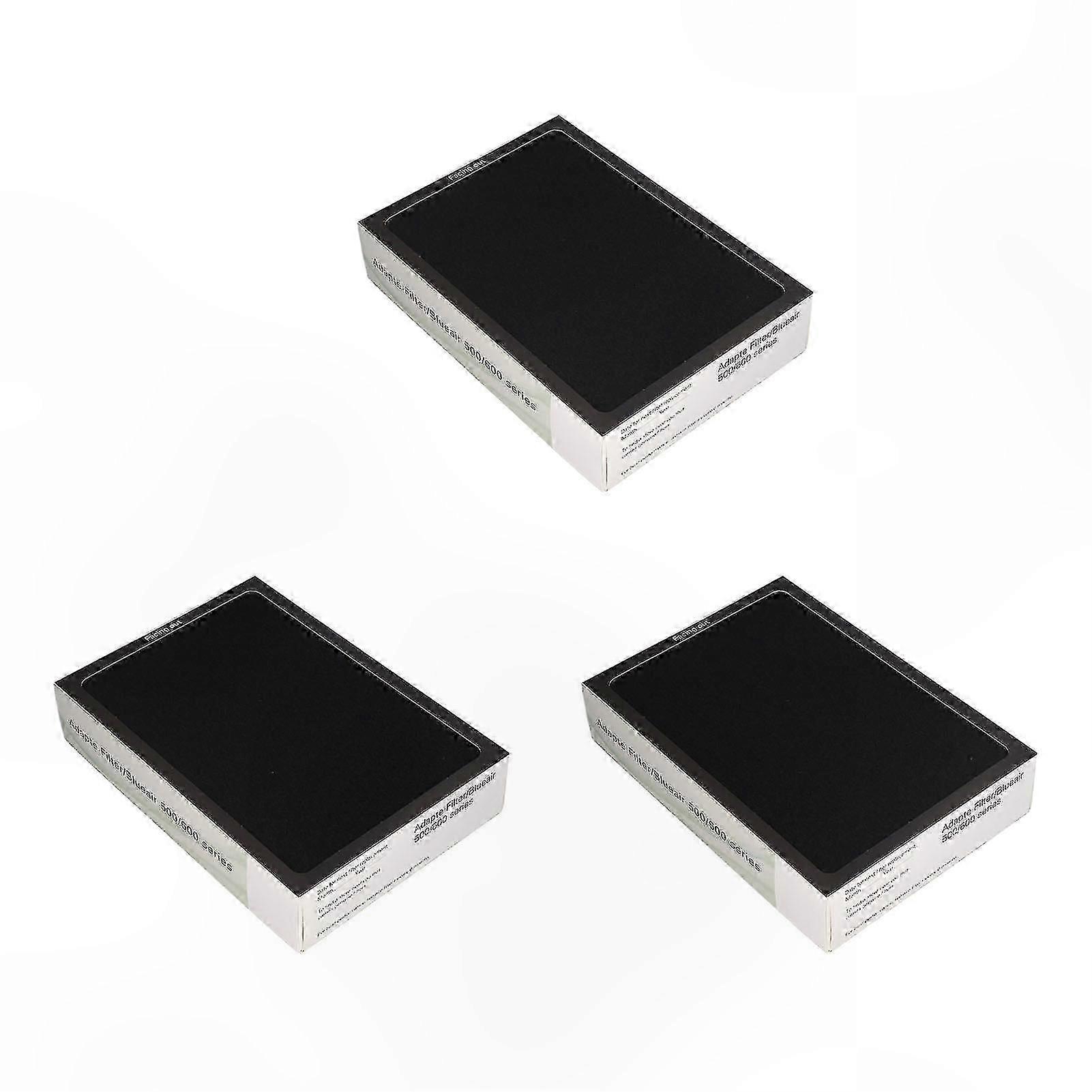 3-Pack Replacement Air Purifier Filters for 500/600 Series, Efficient Particle Filtration