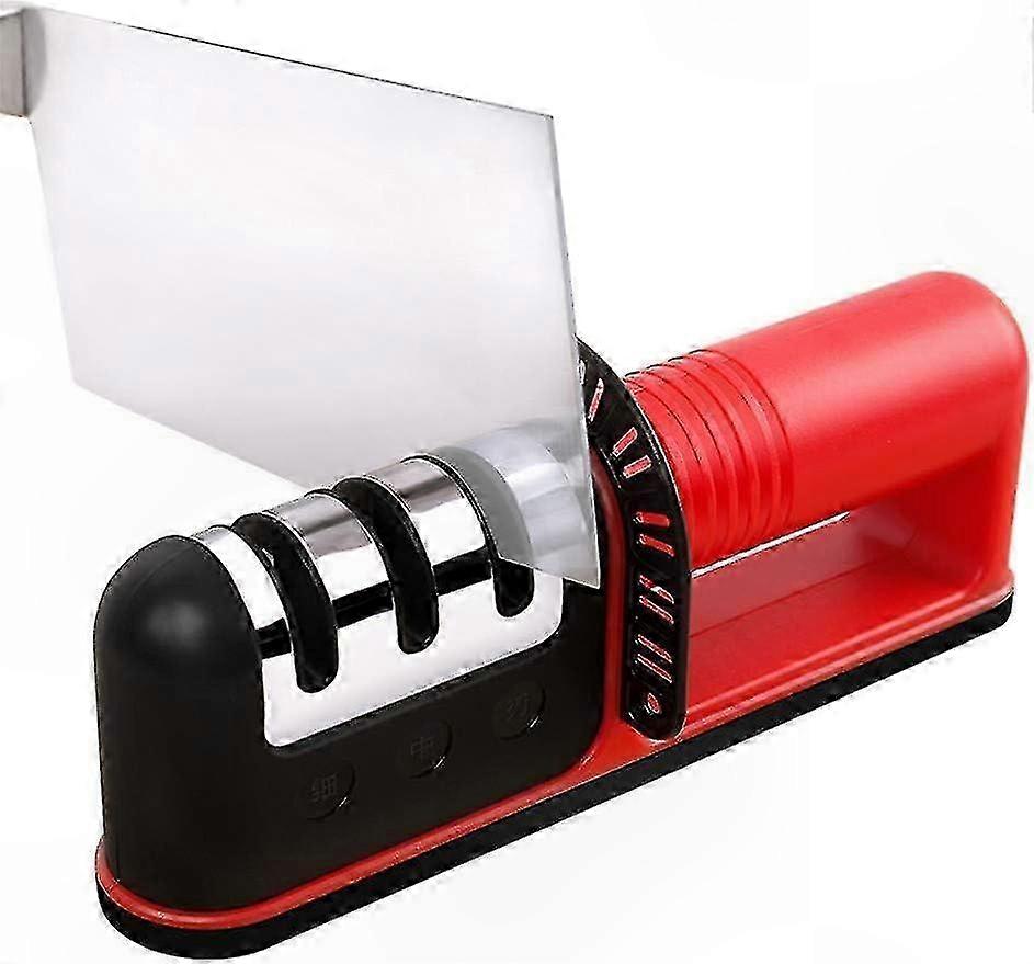 3-Stage Diamond Coated Wheel System for Sharpening Straight and Serrated Knives