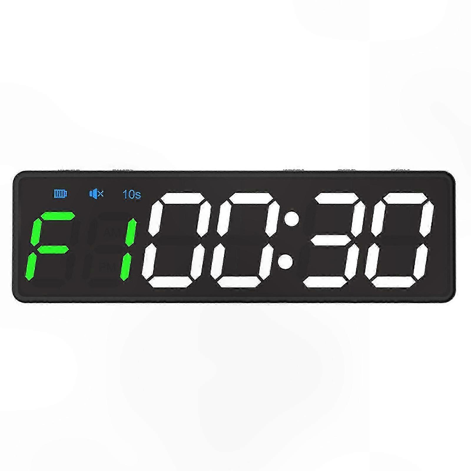 Bluetooth App-Controlled LED Interval Timer for Home Gym Use