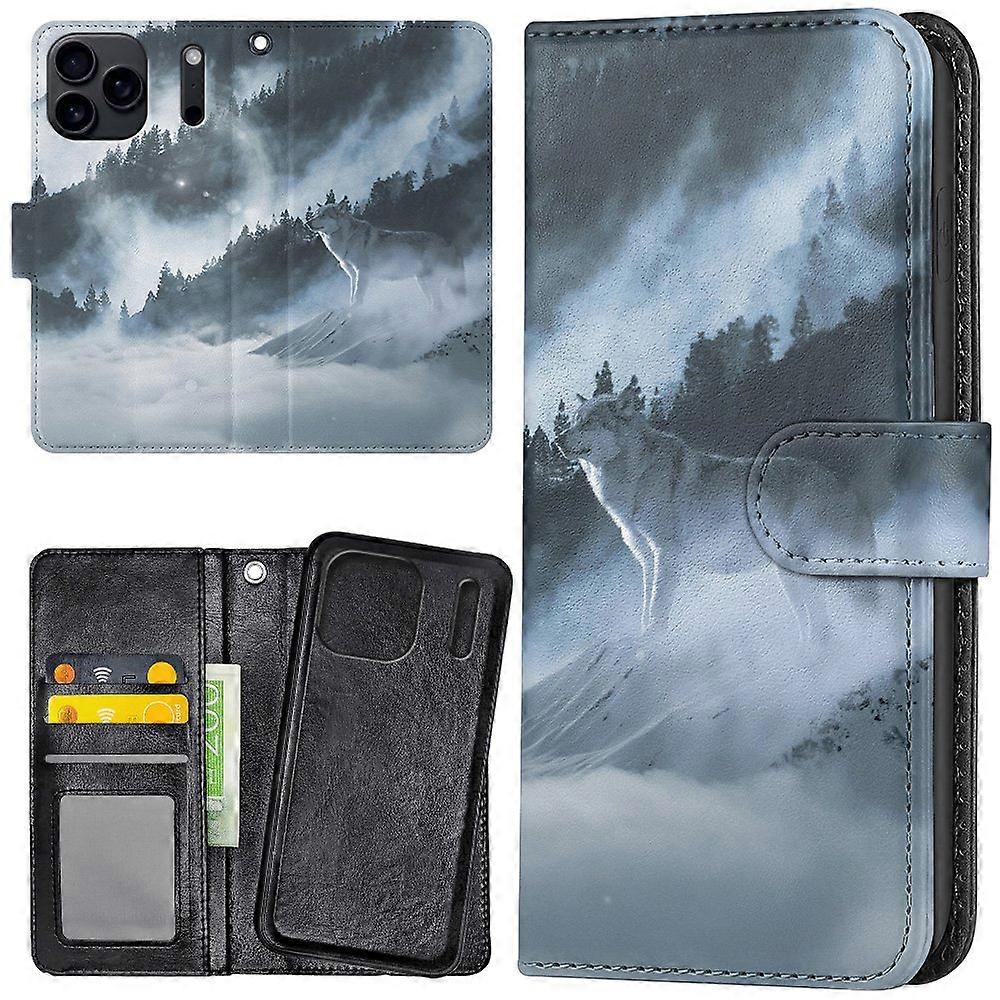 iPhone 17 Pro - Plånboksfodral/Skal Arctic Wolf