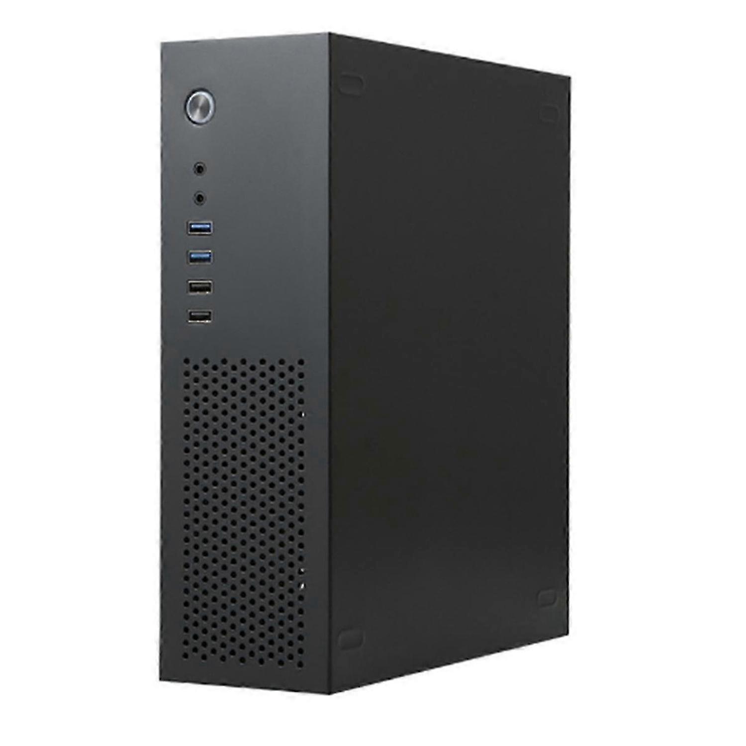 Computer Case SKTC A10 Mini Desktop HTPC Computer Case for MATX 24X24 Motherboard Small 1U 7.3L Comp