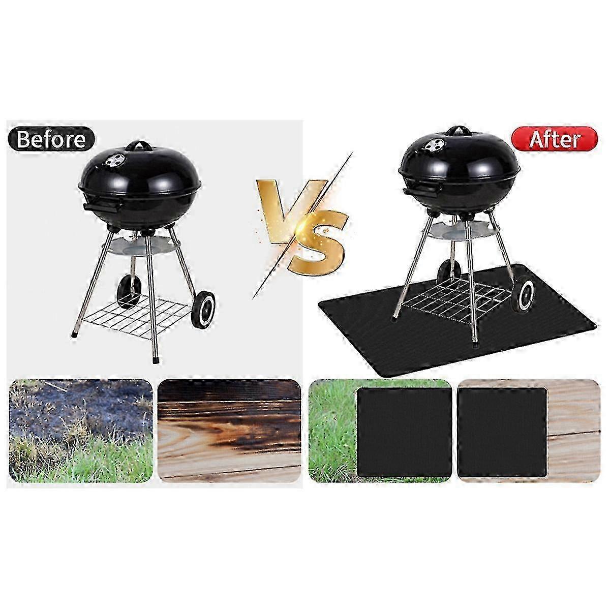 Fire Pit Mat for Bonfire,Fireproof Firepit Mat Portable Fire Pit Pad for Deck Patio Protect Mat 15x18 in 2025