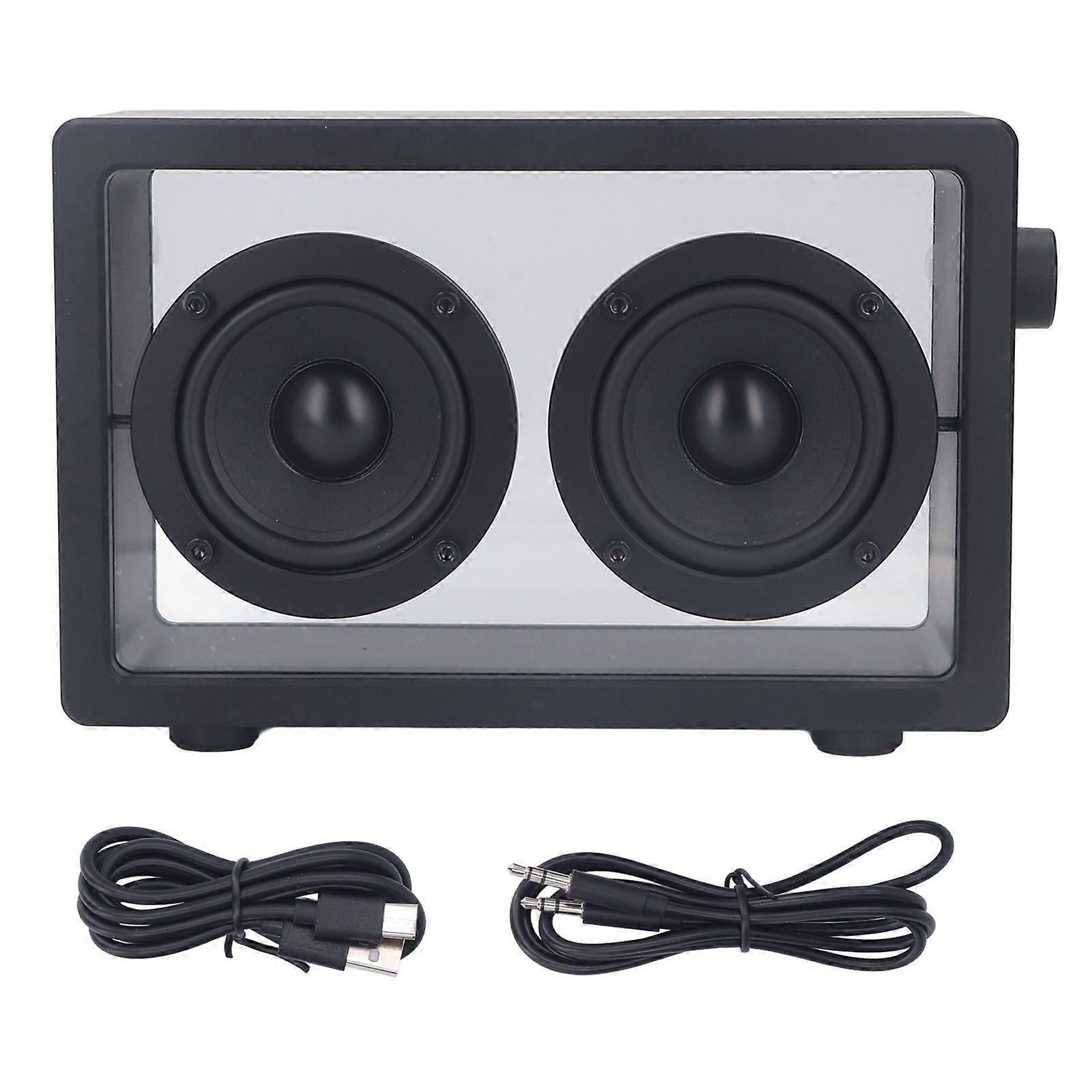 Bluetooth5.3 Wireless Speaker Transparent 16W HiFi Speaker Portable Speaker for Home Party Car Desktop