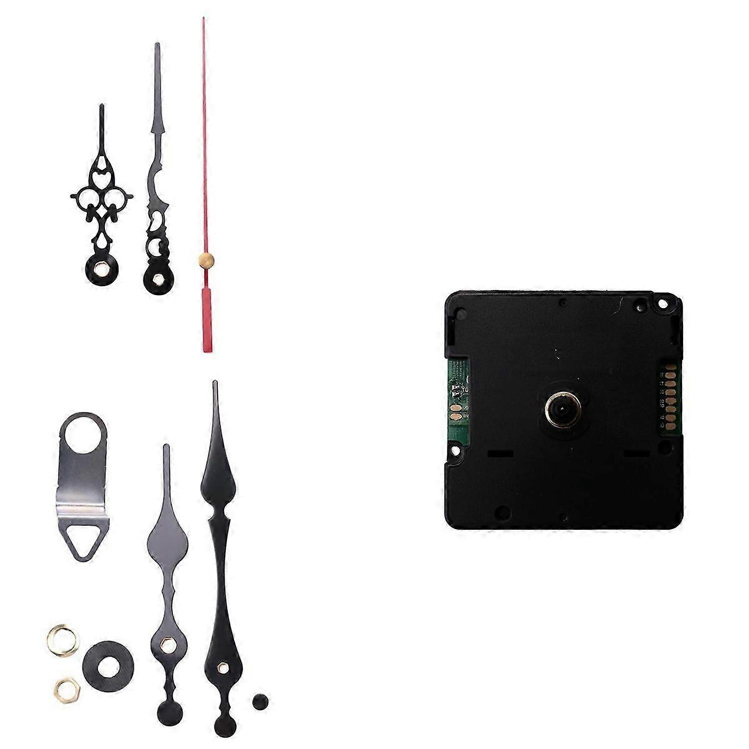 Radio Controlled DIY Clock Movement Kit with 2 Sets Hands Repair