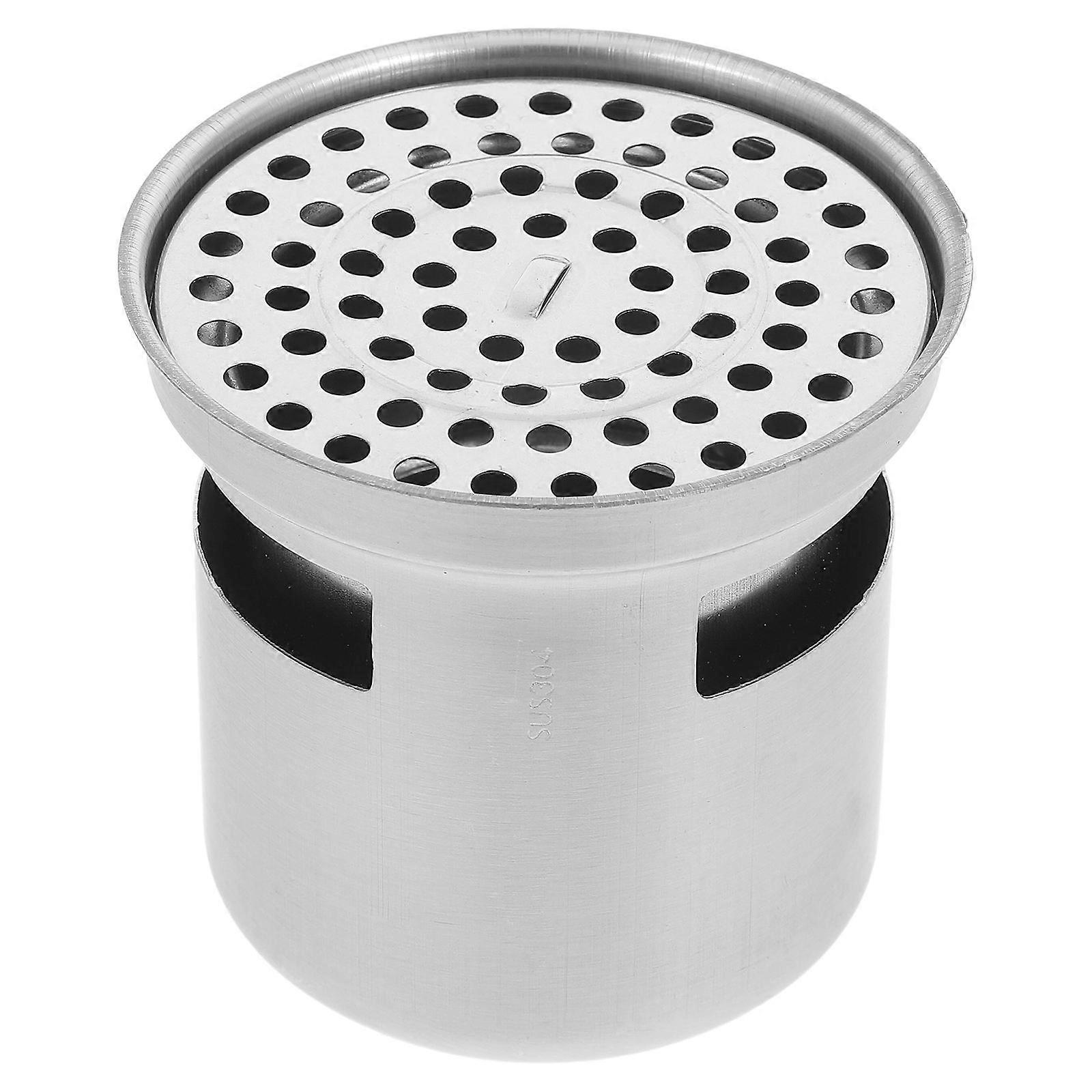Bathroom Drain Hair Catcher Stainless Steel Floor Drain Filter Anti-Overflow 2Pcs