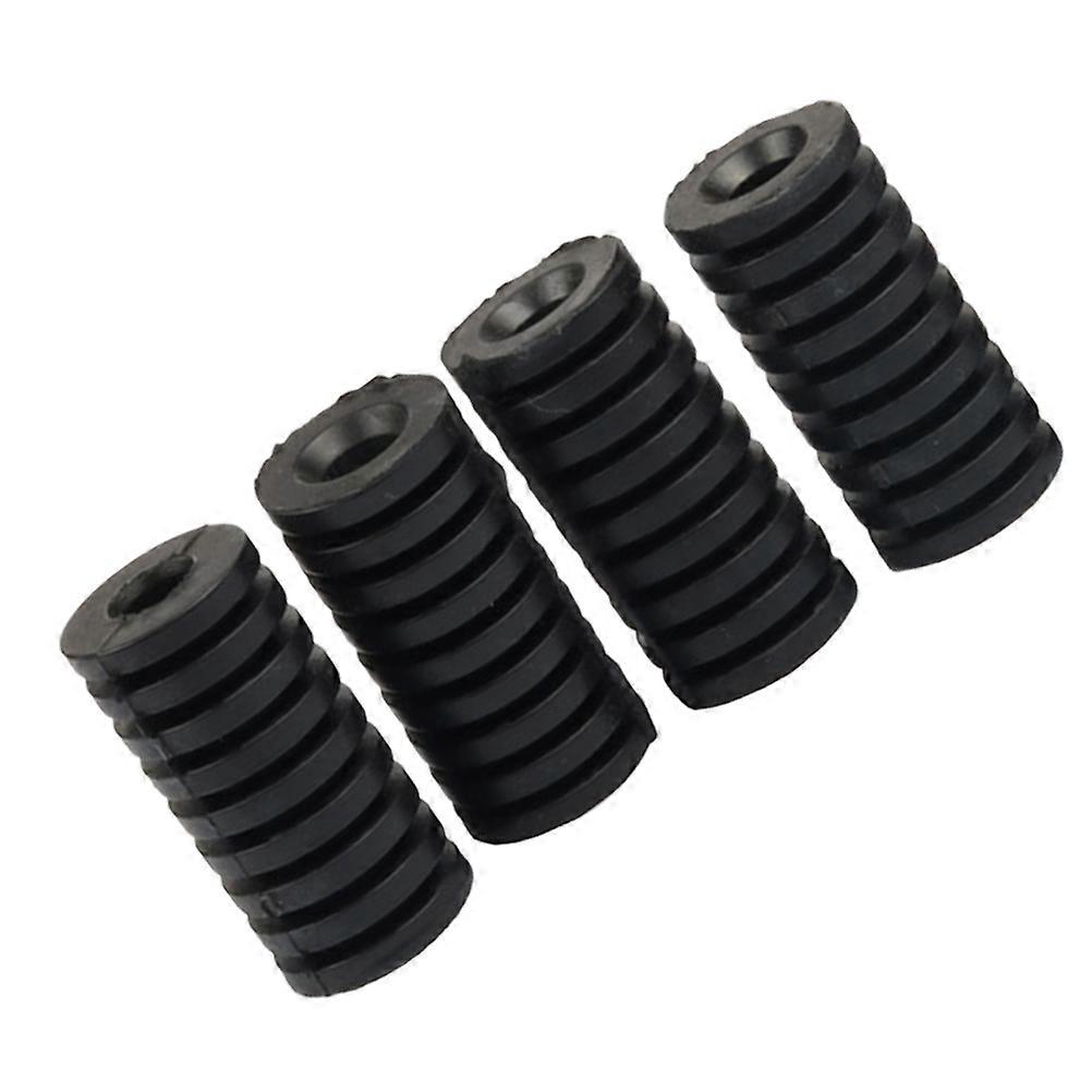 Motorcycle Gear Shift Cover Cylinder Rubber Black for Harsh Environments 4Set