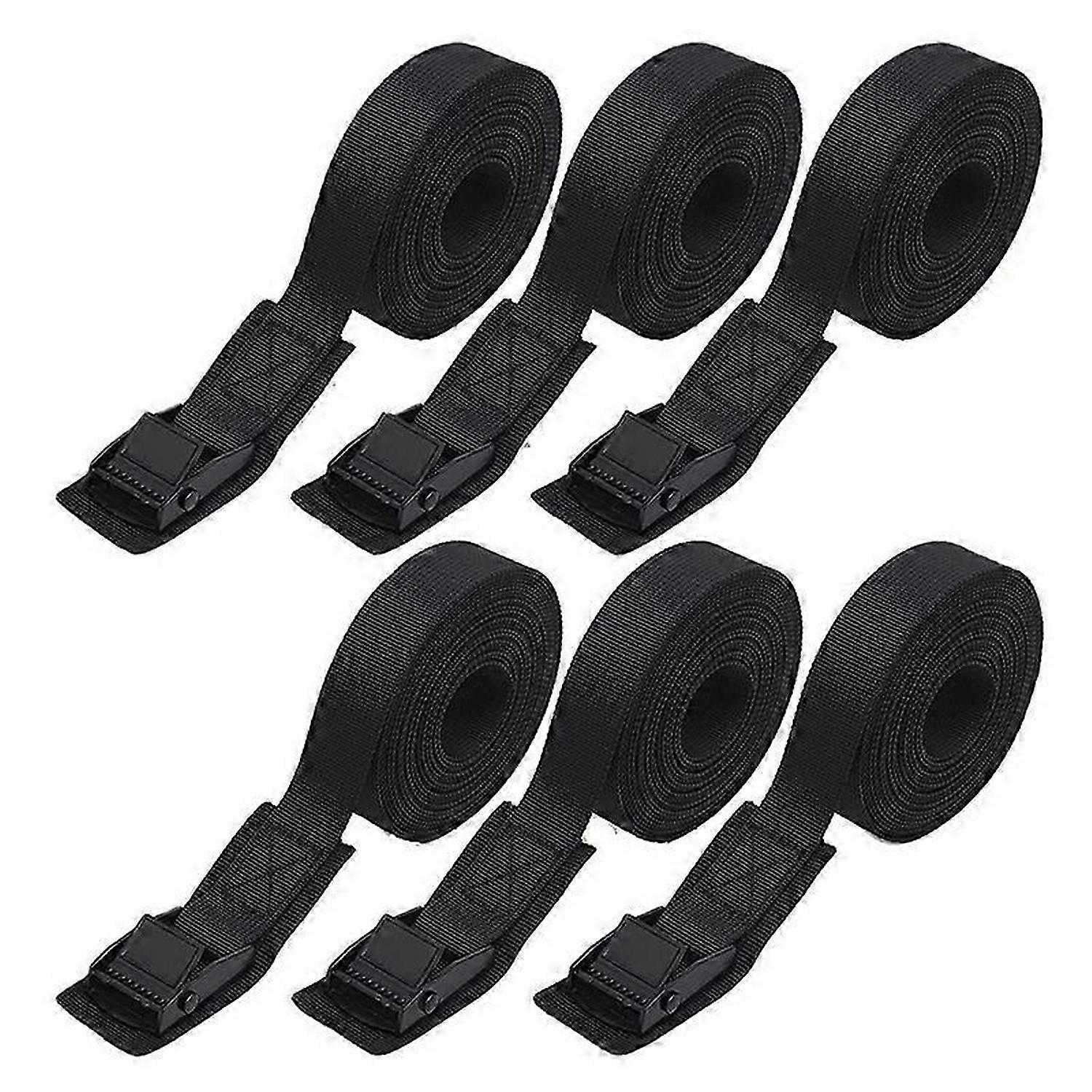 6.6Ft Lashing Straps with Adjustable Cam Buckles Tie Down Cinch Straps Up to 550Lbs for Packing,Carg