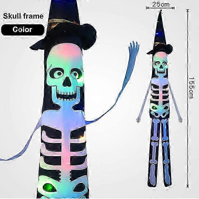 Decoration LED Flashing skeleton Light Hanging Lantern Home Haunted Horror Props House Bar Party Decoration