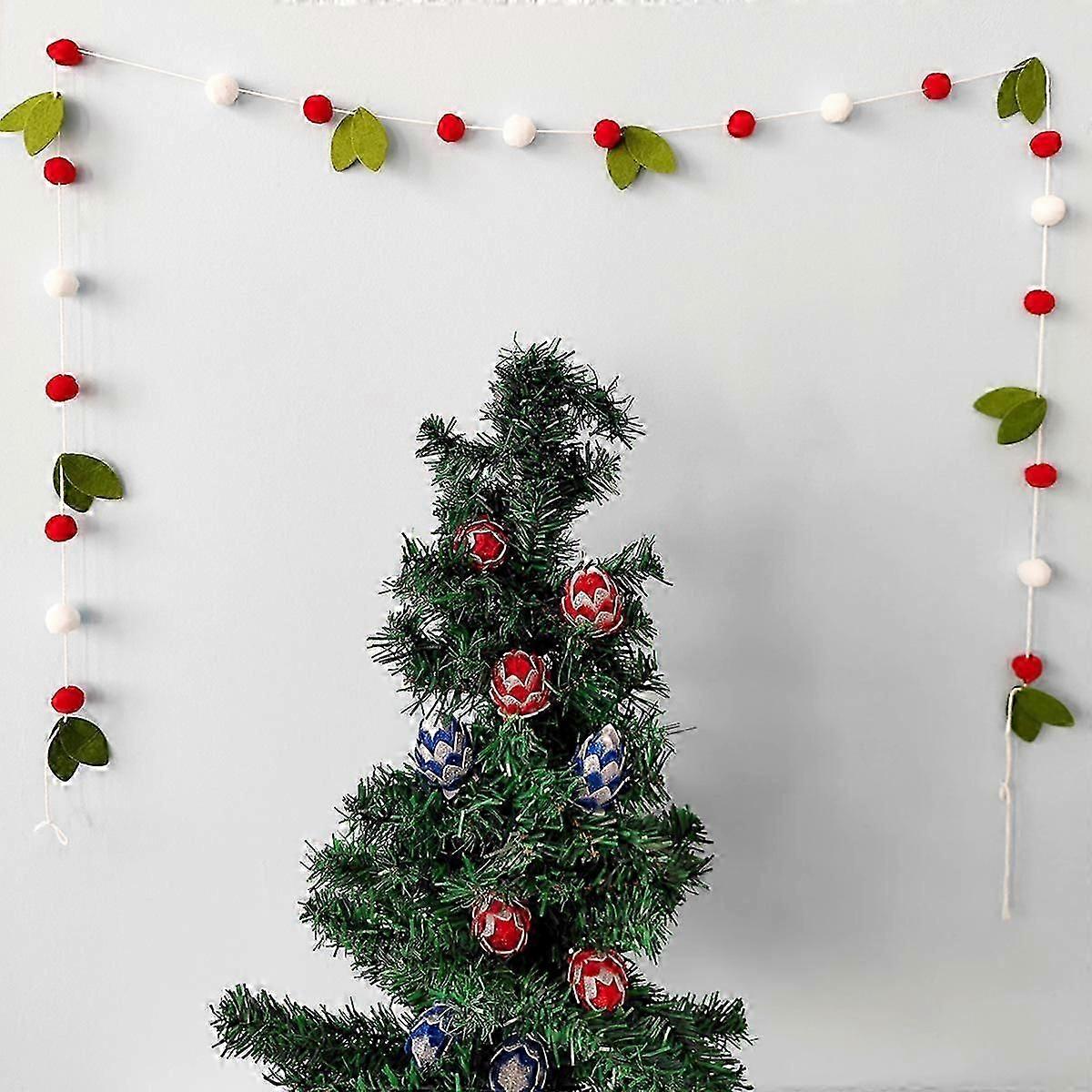 Christmas Christmas Flower Red Fruit Home Decoration Pendant Door Hanging Christmas Party Wall Decoration