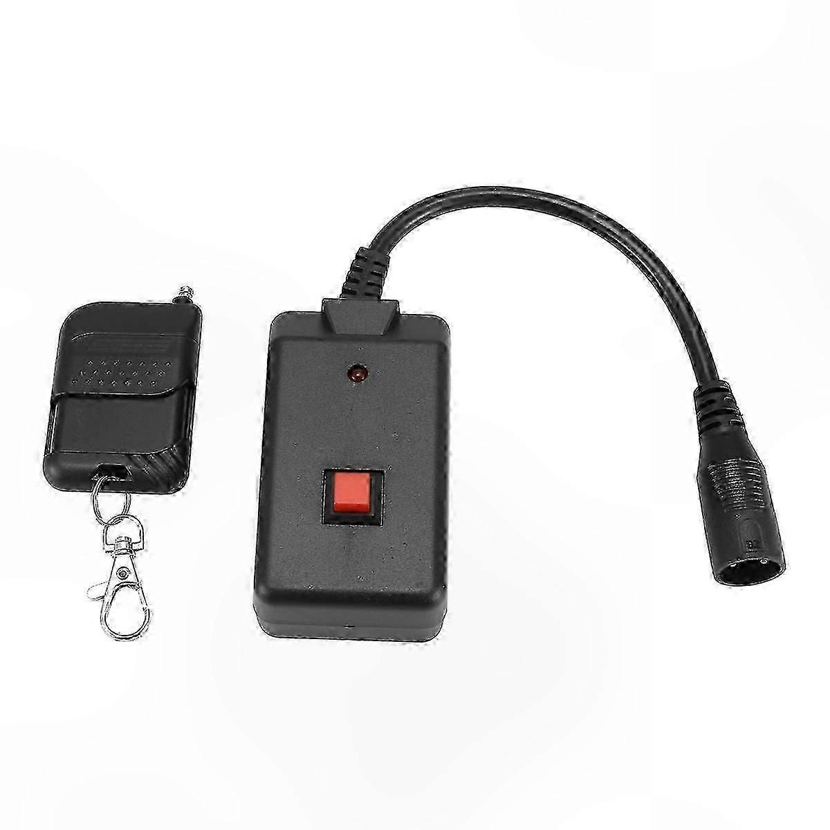 Wireless Remote Control Fog Machine 400W for Stage DJ Effects AC 90-240V with 3-Pin Adapter Smoke Generator Portable Solution