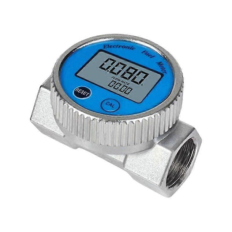 DN20/DN25 Flow Control Meter ±1% Accuracy Support QTS PTS L GAL Flow Meter Waterproof Metal Digital Flowmeter