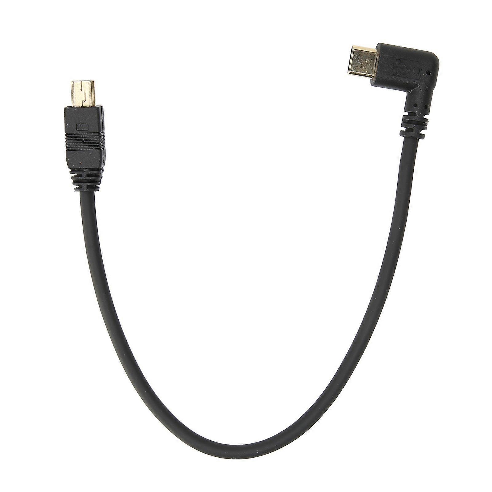 Type C Data Line Type C to Mini 5pin Data Cable with Reversible Plug 0.25m / 0.8ft