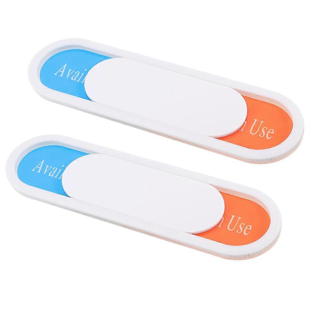 Restroom Sign Door Sign for Office 4Pcs in Use Vacant Occupied Slider
