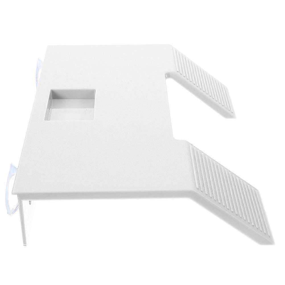 ABS Turtle Basking Platform for Turtle Tank Floating Terrace 4Pcs White