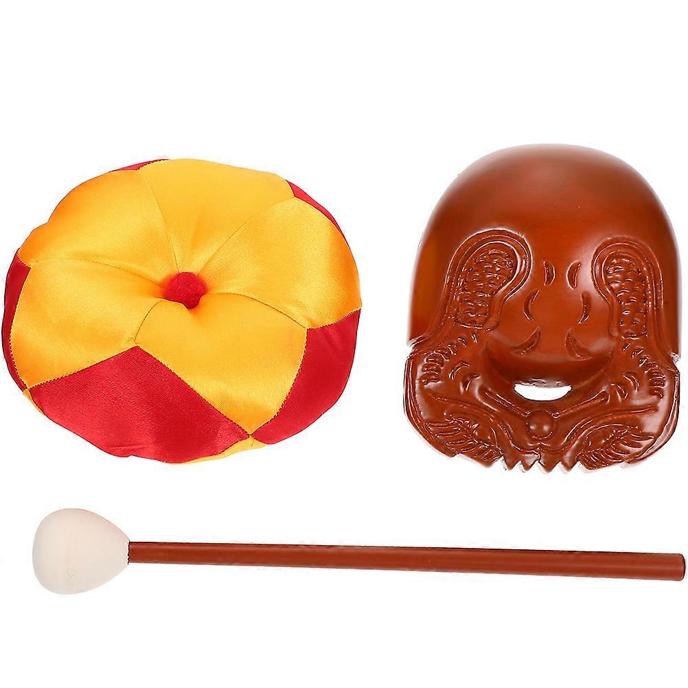 Percussion Wooden Knocker for Playing 2Sets Multicolor Mix