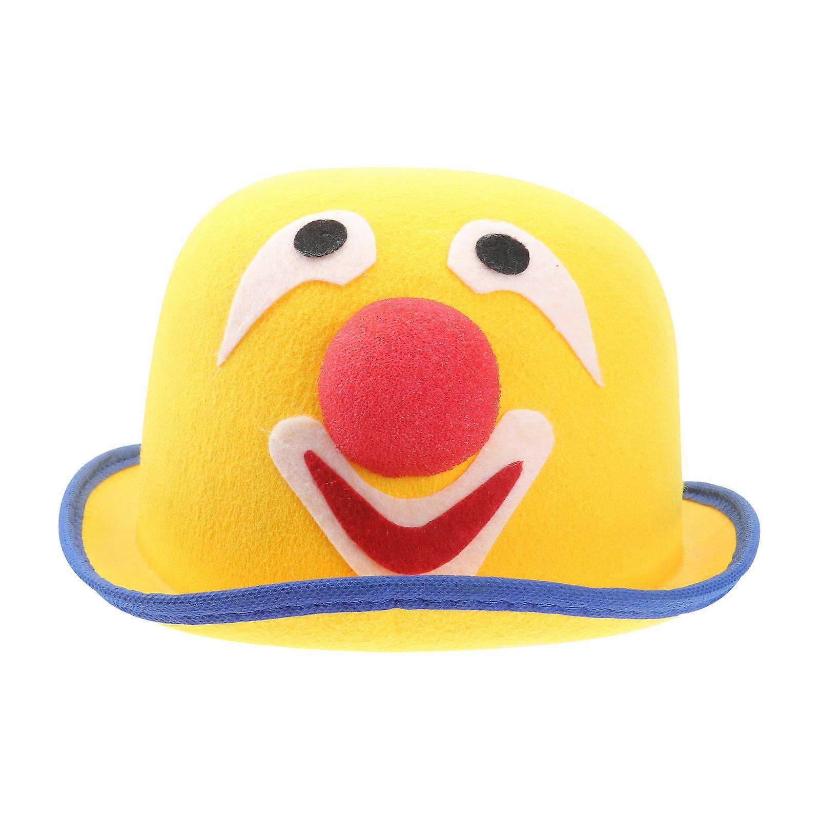 Performance Prop Dome Hat for Stage Performance Yellow Material 1Pack
