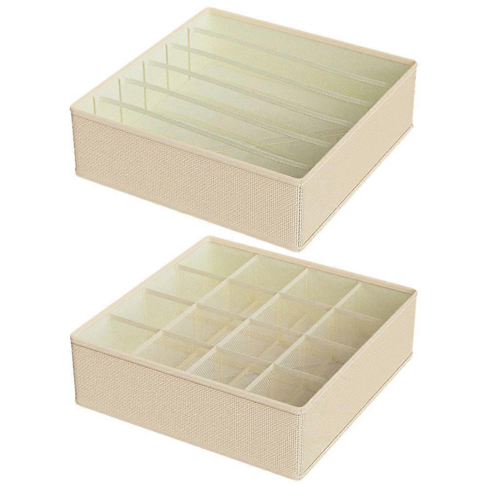 Multigrid Design Closet Storage Organizer For Home Organization 12.6×12.6×3.9in Foldable 1 Set
