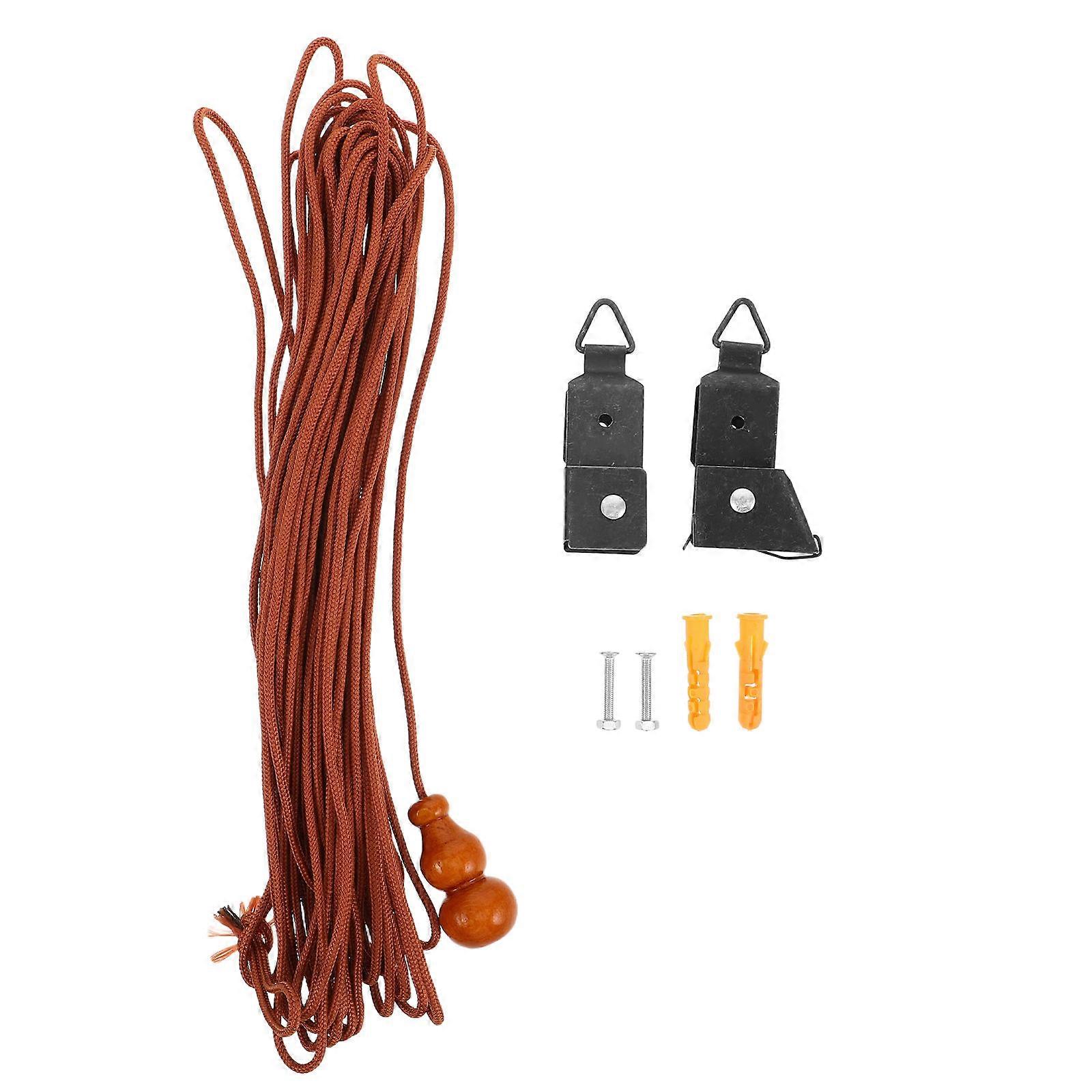 Curtain Repairing Rope Bamboo Curtain Roller Shade Accessories 2Sets for Home