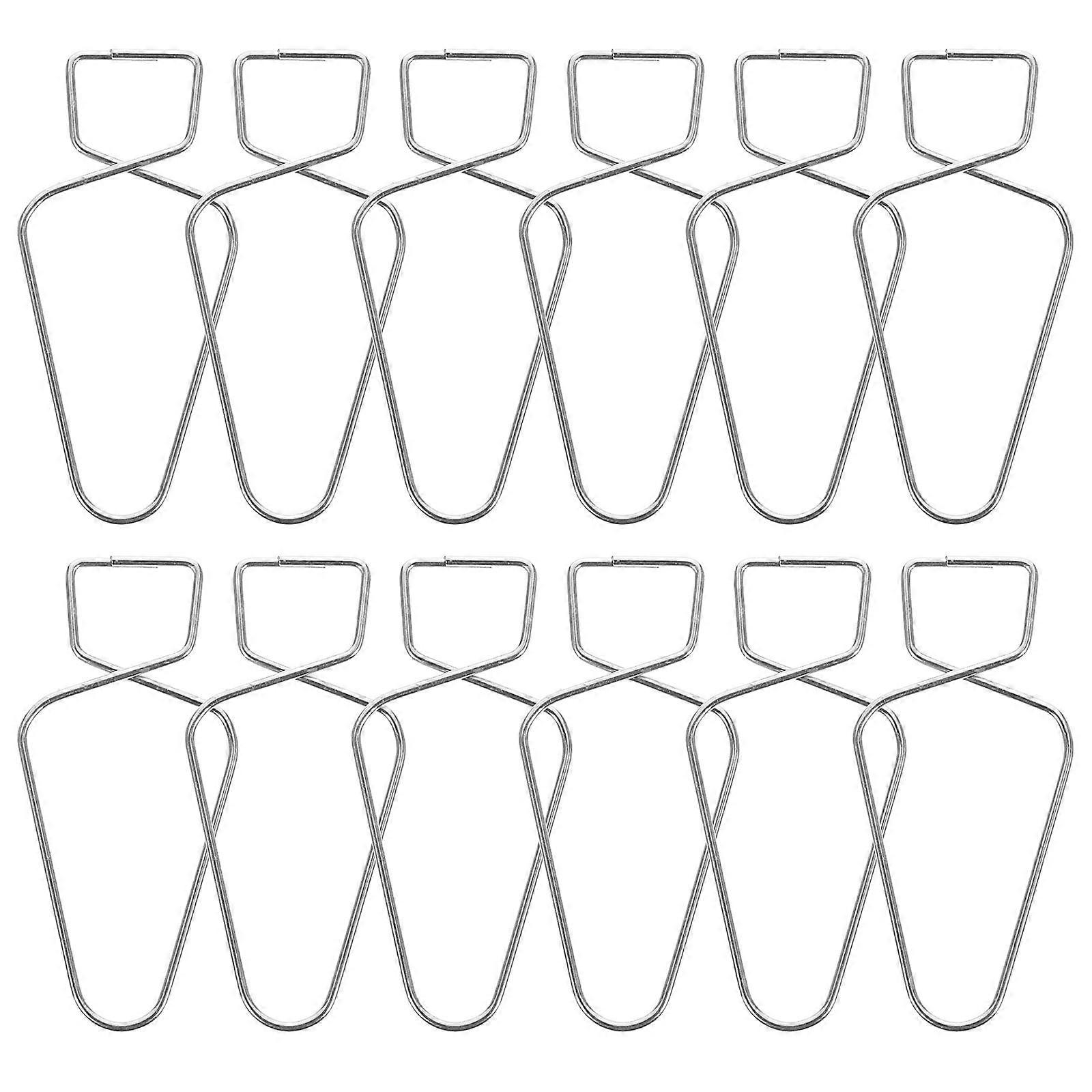 Ceiling Hook Clips T-Bar Squeeze Hangers for Office Decorations 100Pcs