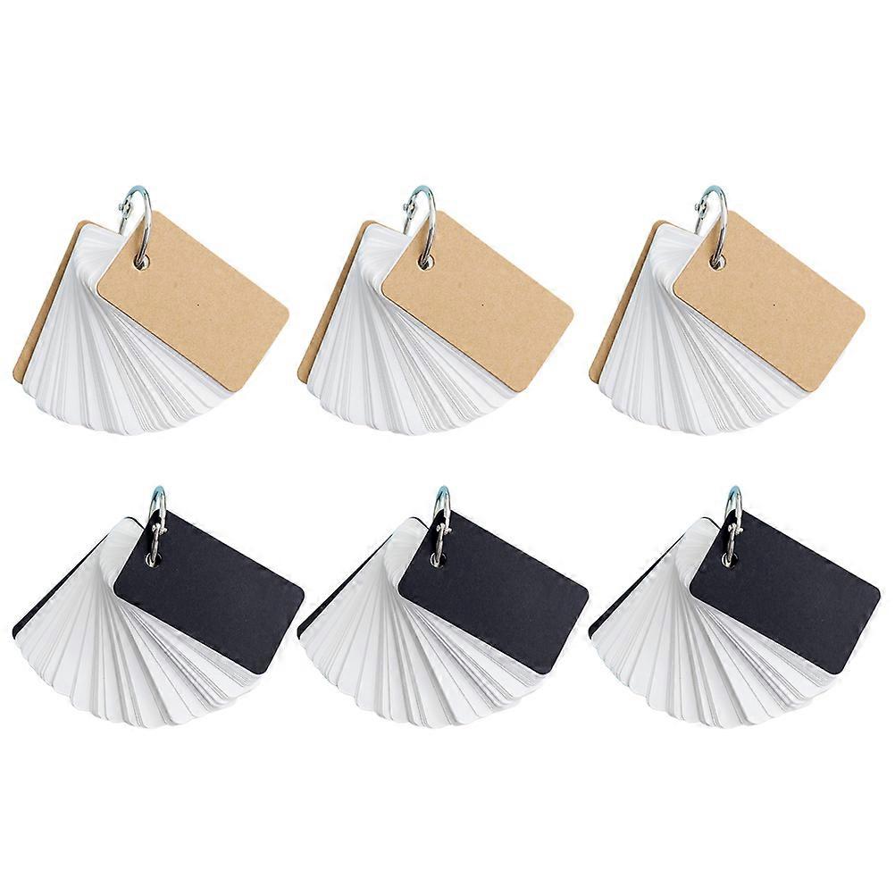Portable Notepads Ring Loose-Leaf Notepad for Writing 12Pcs Memo Notes Pads