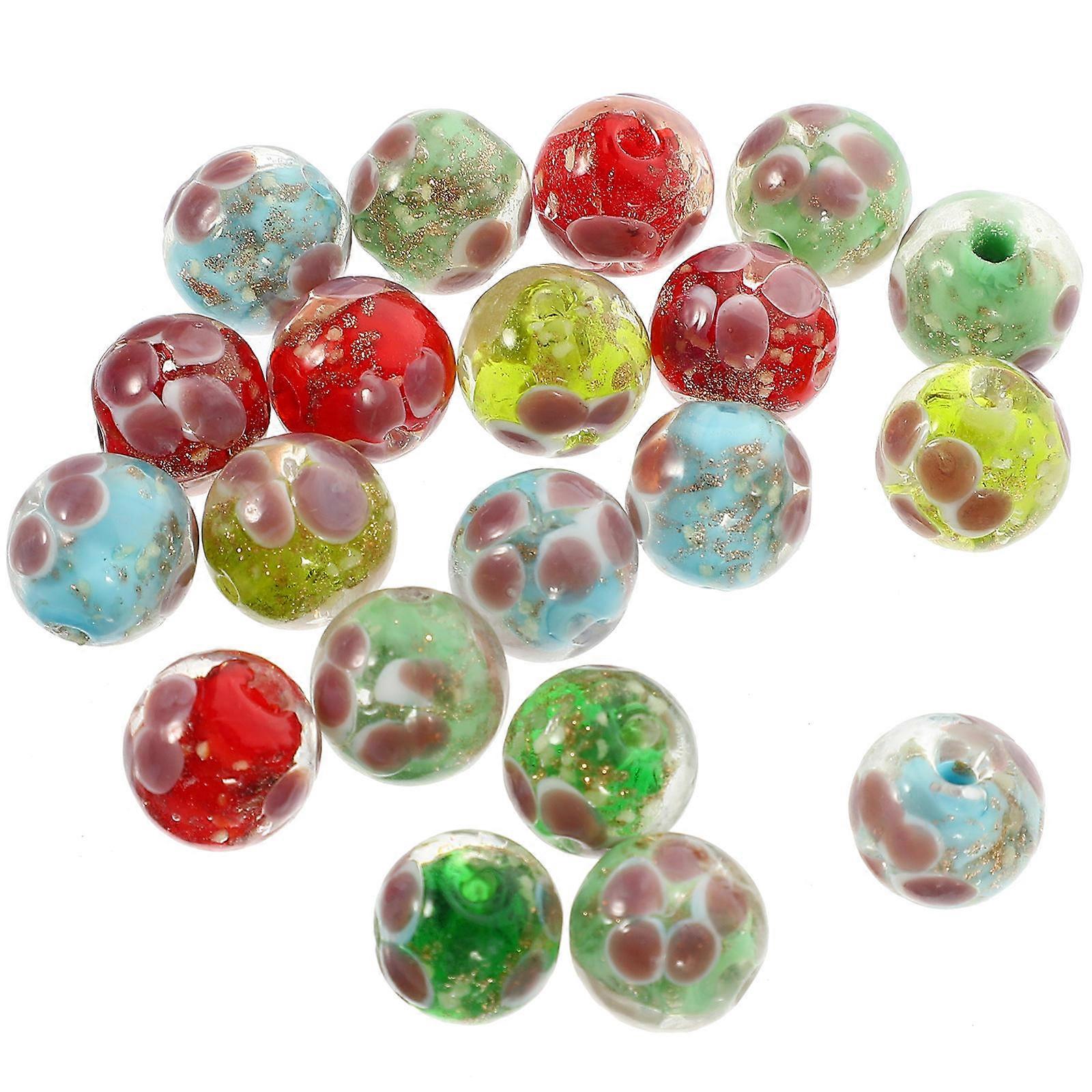 Assorted Beads For Jewelry Making 100 Pcs Round Shape Perfect For Craft