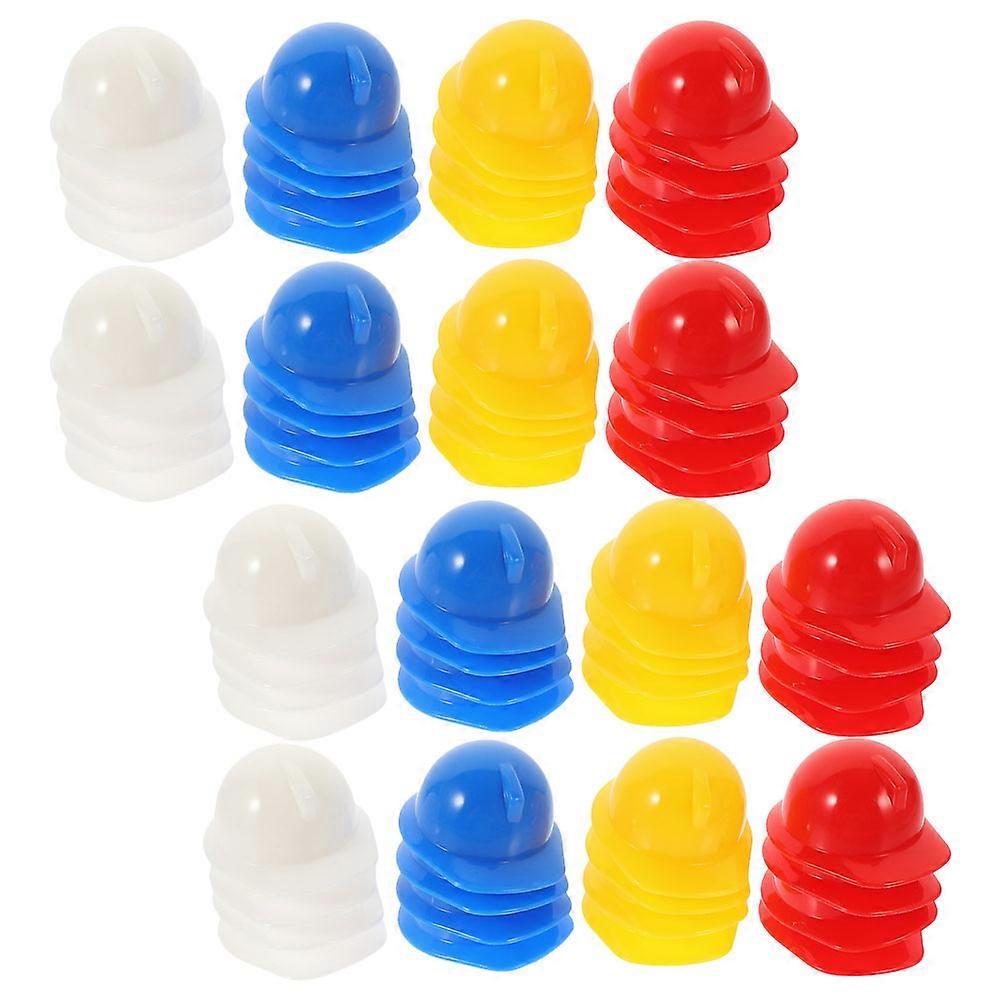 Miniature Construction Hat Plastic Mini Construction Hats for Decor 240Pcs