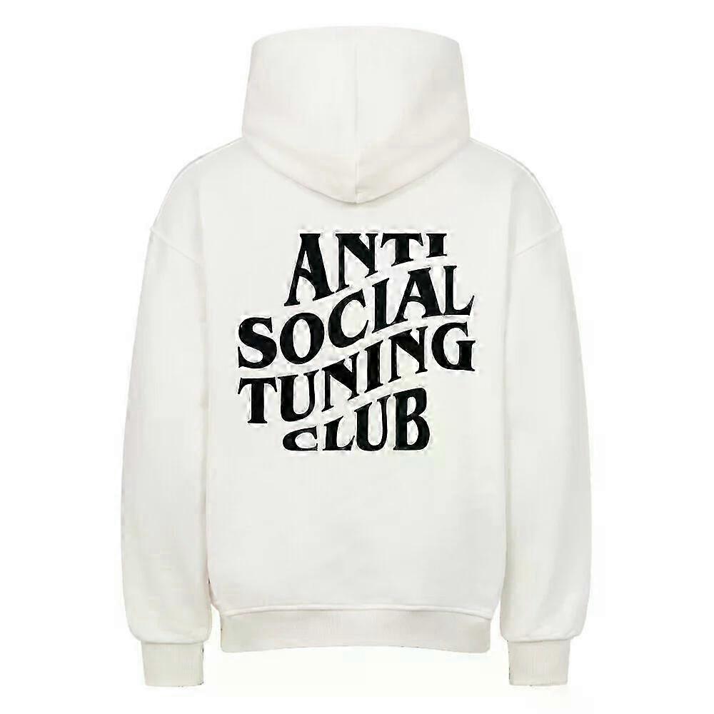 Astc White Hoodie Pullover Rockinstone