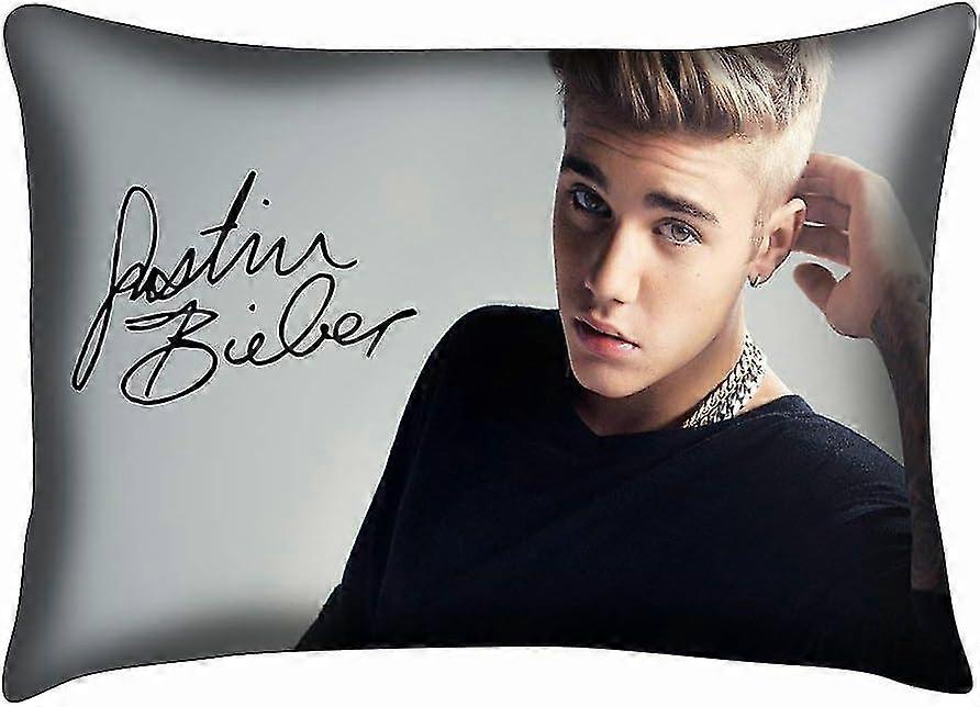 Custom Justin Bieber Home Decorative Soft Throw Pillowcase Cushion Custom Pillow Case Cover Protecter with Zipper Printed (35cmx50cm) 2025