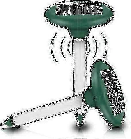 2 Pcs ultrasonic solar mouse repeller kit, solar mouse repeller