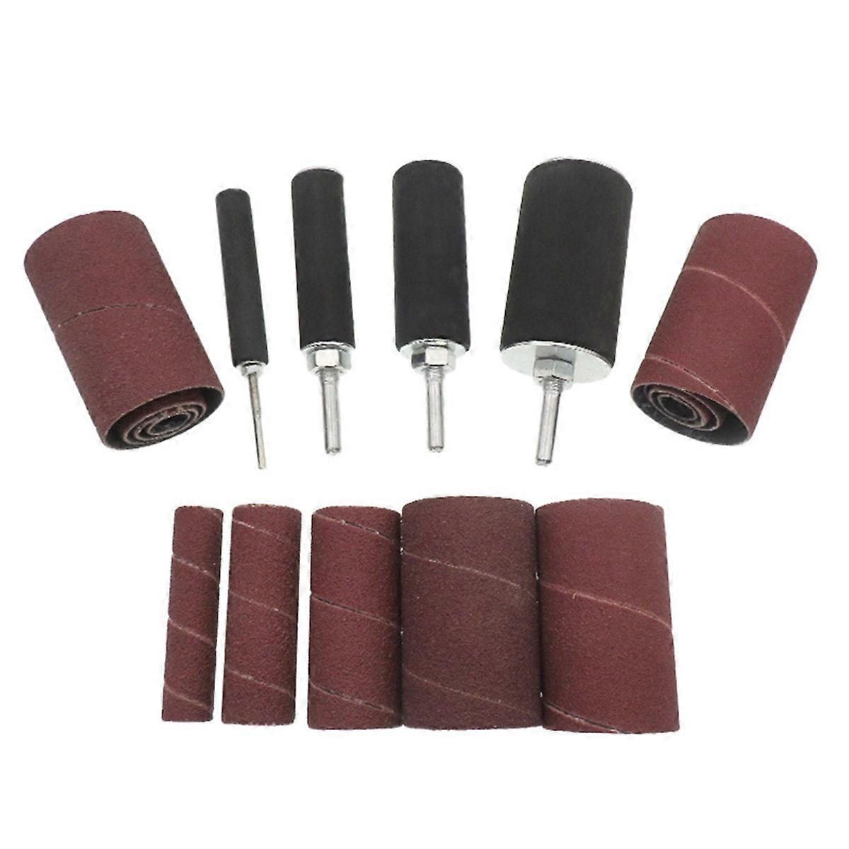 Sanding Drum Sander Drum Kit Rubber Mandrels Sandpaper