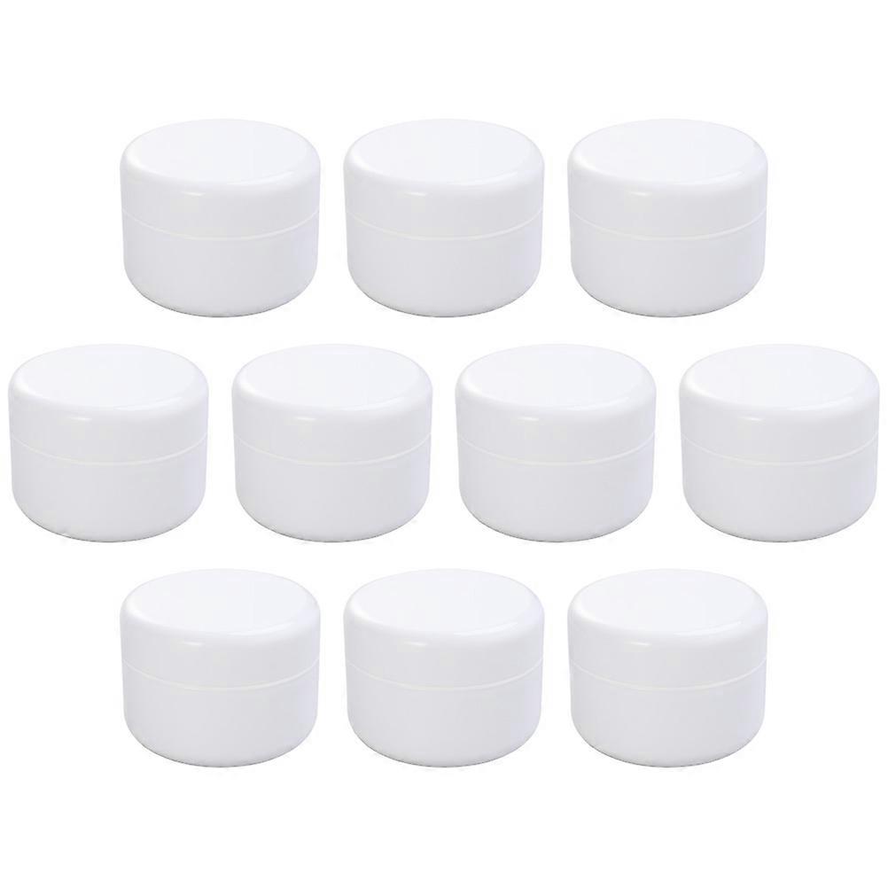 Lotion Container PP Cosmetics Storage Box for Storage 10Pcs White