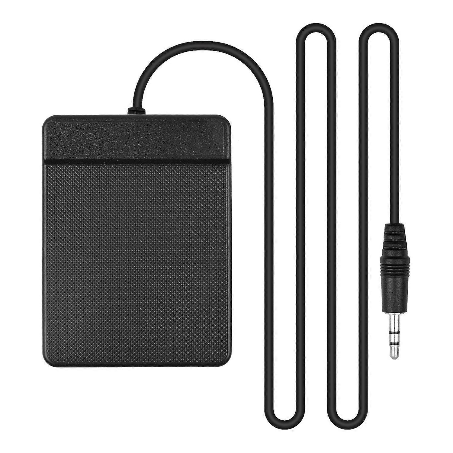 Compact 3.5mm Sustain Pedal, Compatible with Universal Musical Instruments, Portable for Electronic Keyboard, Roll Up Piano & Drum