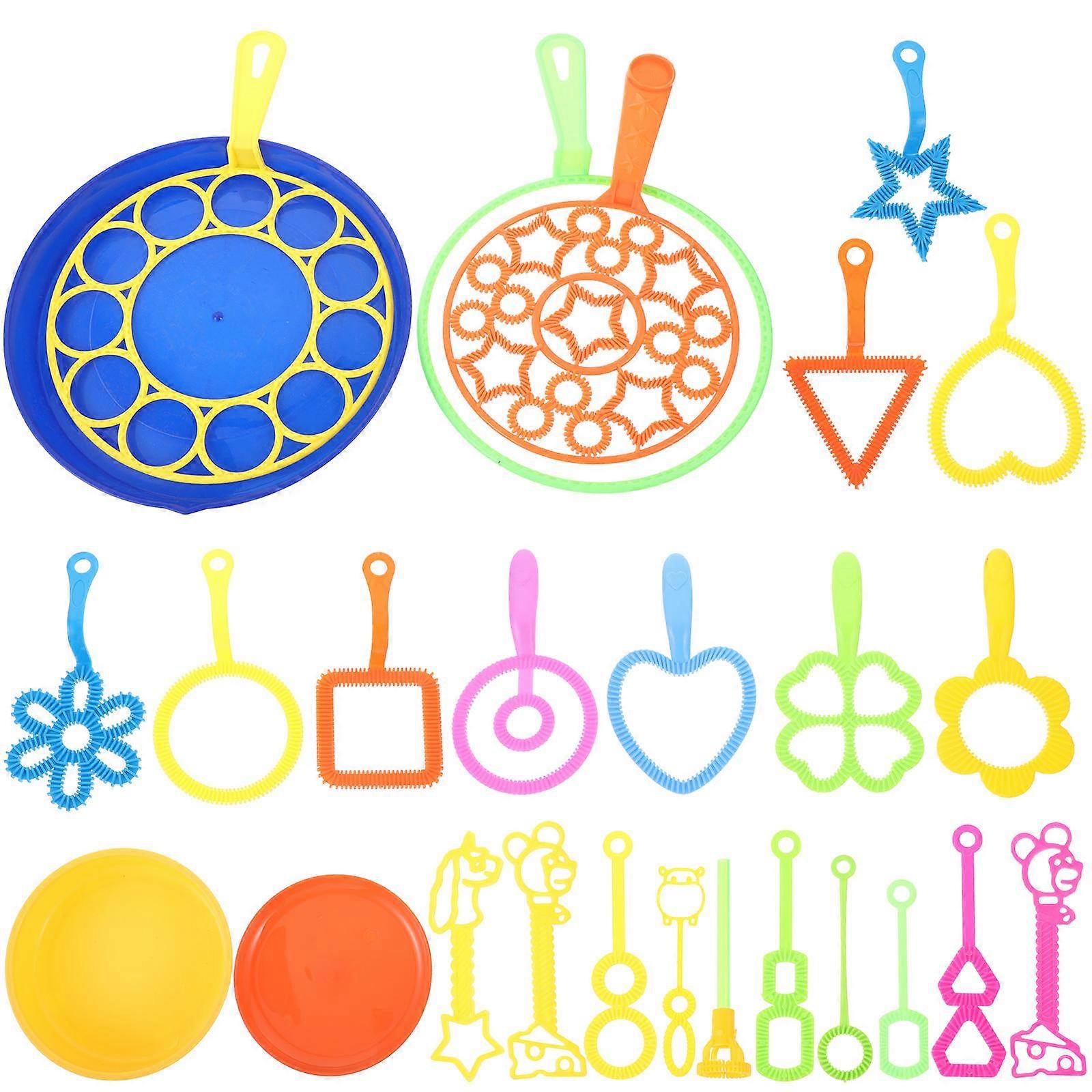 Bubble Maker Big Bubble Wand for Playing 78Pcs Assorted Color Outdoor Toy Set