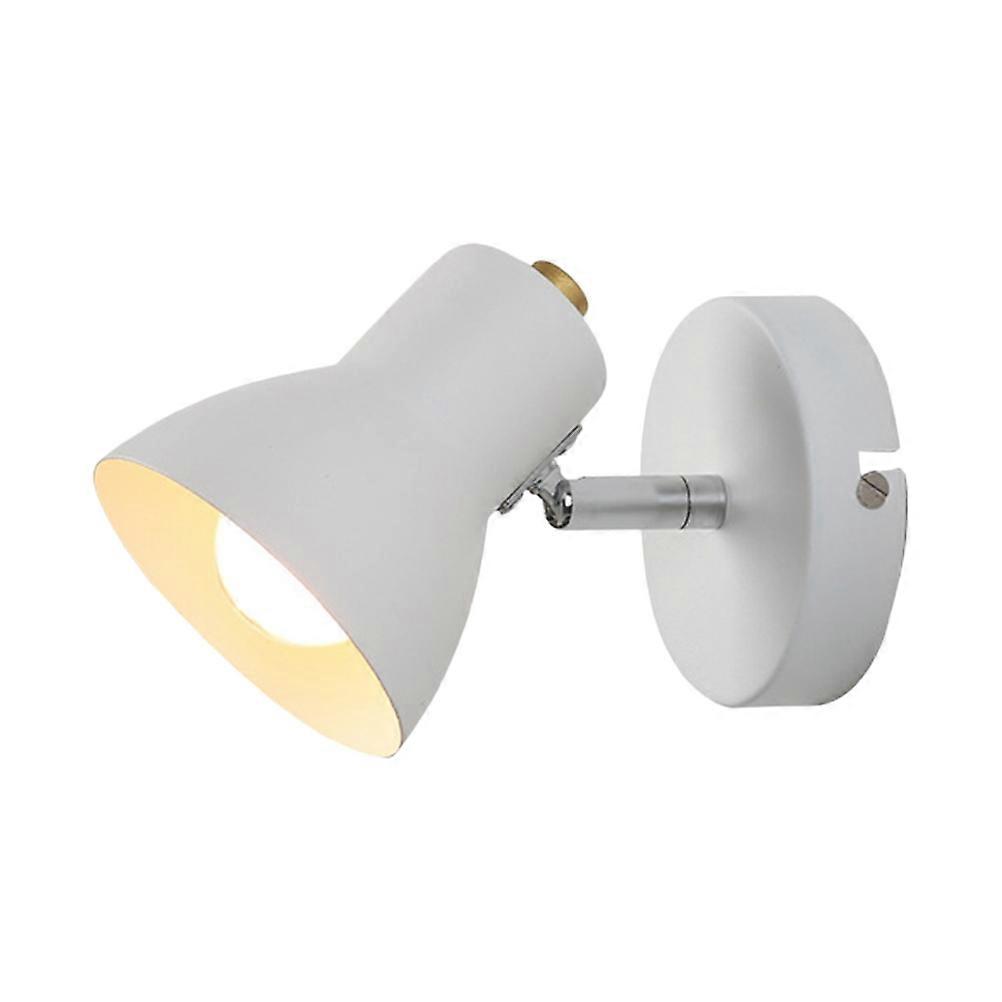 Bedroom Power Wall Lamp White Elegant for Bedside 2Pcs