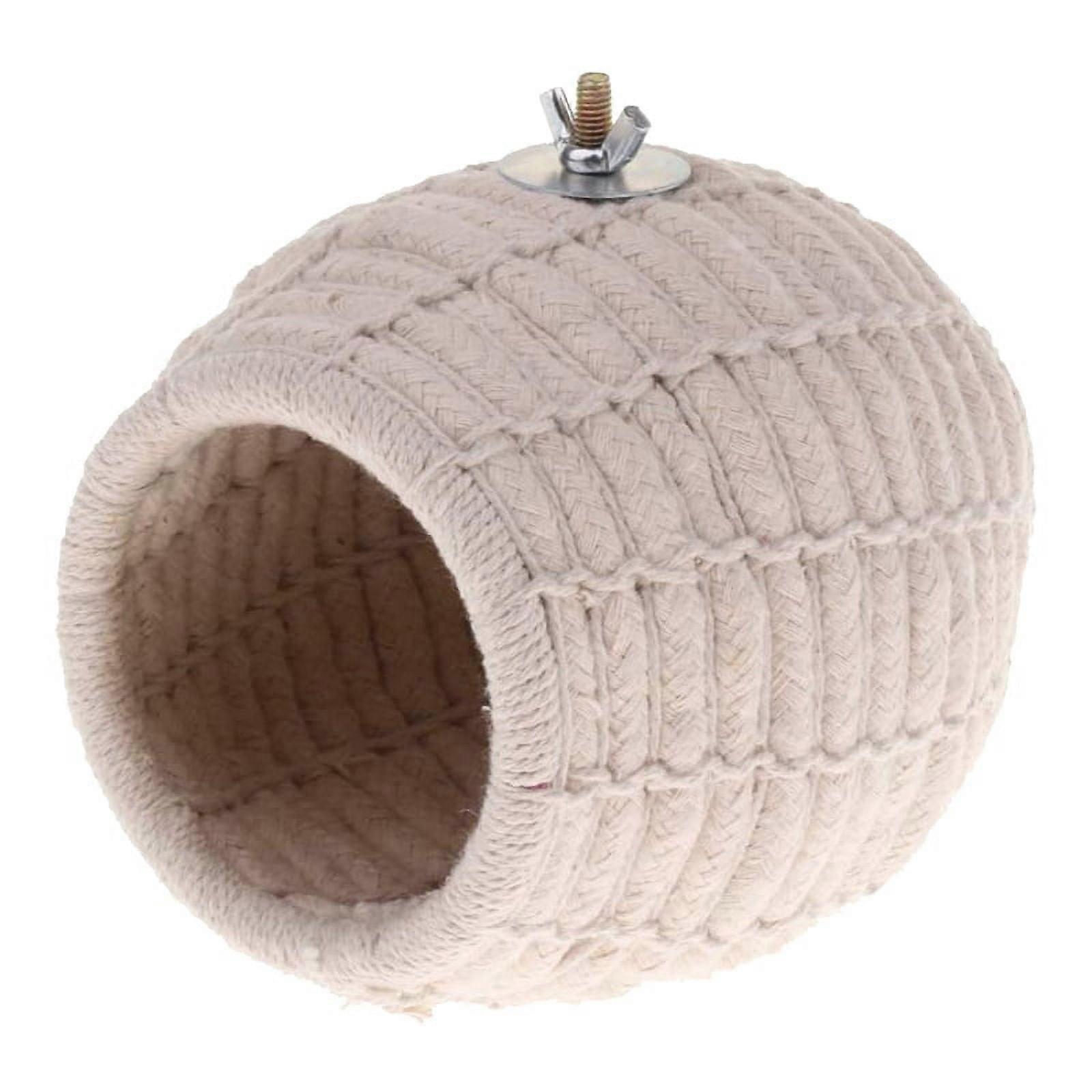 Rope Weave Bird Breeding Nest Bed House Toy for Parakeet Parrot Cage Perch Hatching Nesting Box