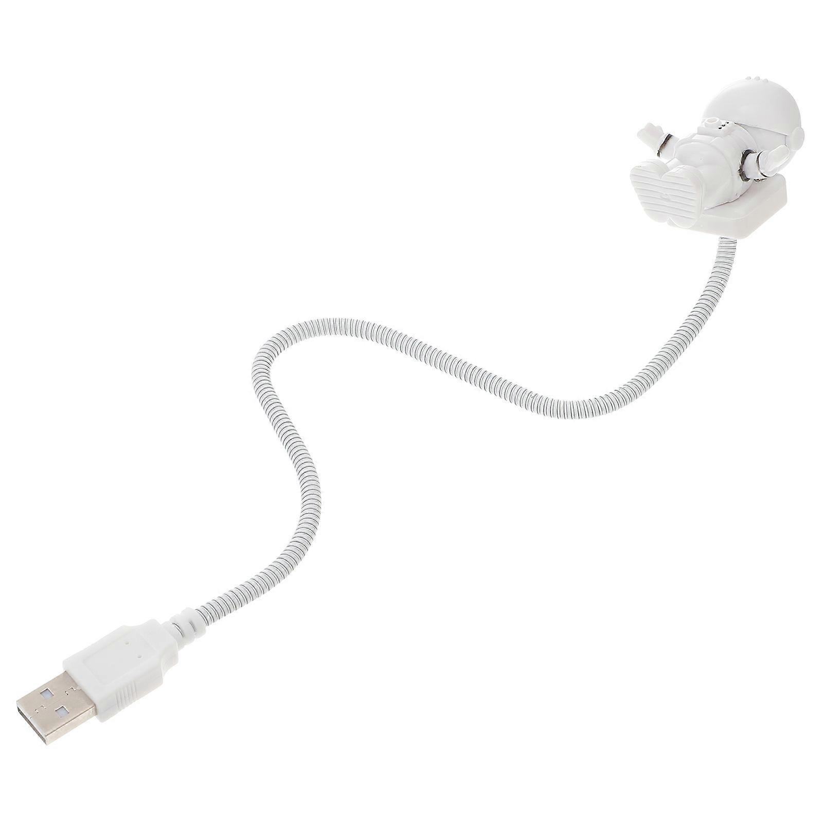 Lamp for Study 2Pcs USB Night Lamp Spaceman White Flexible