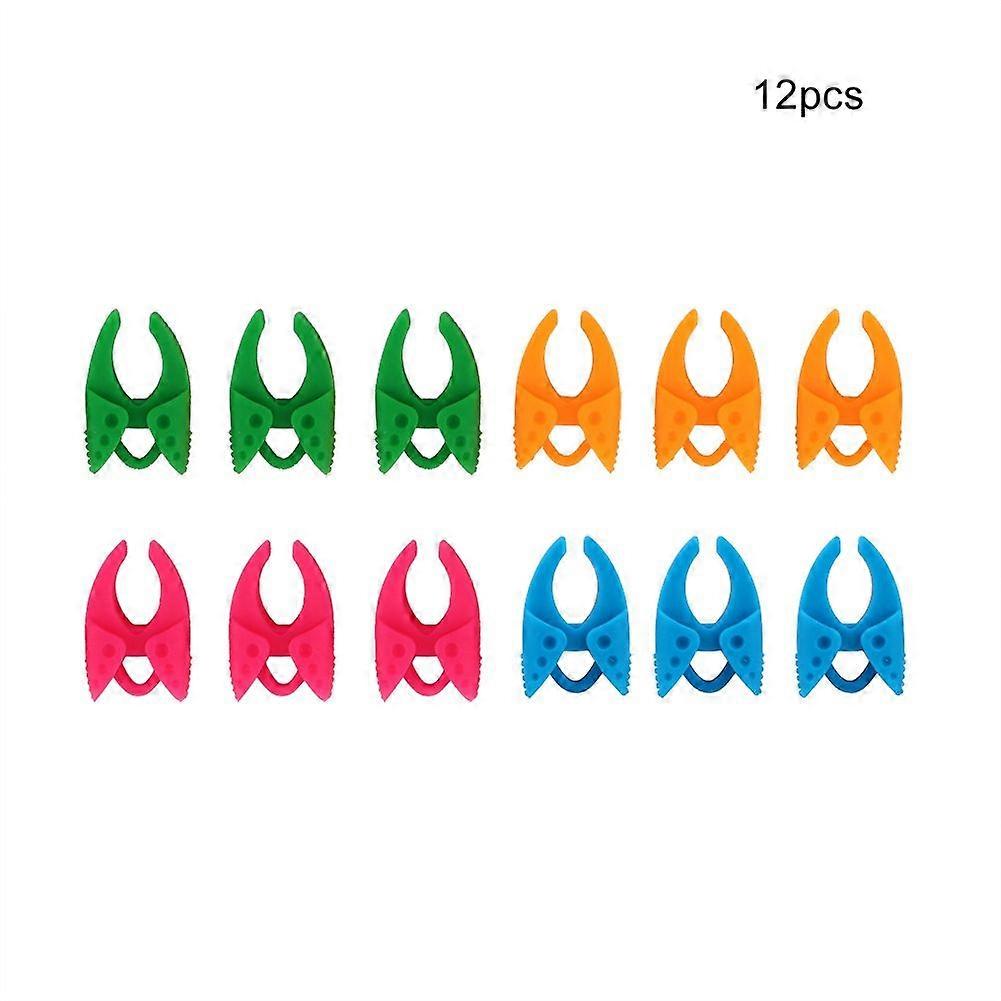 12PCS Bobbin Clamps Holders Bobbin Clips Sewing Tools