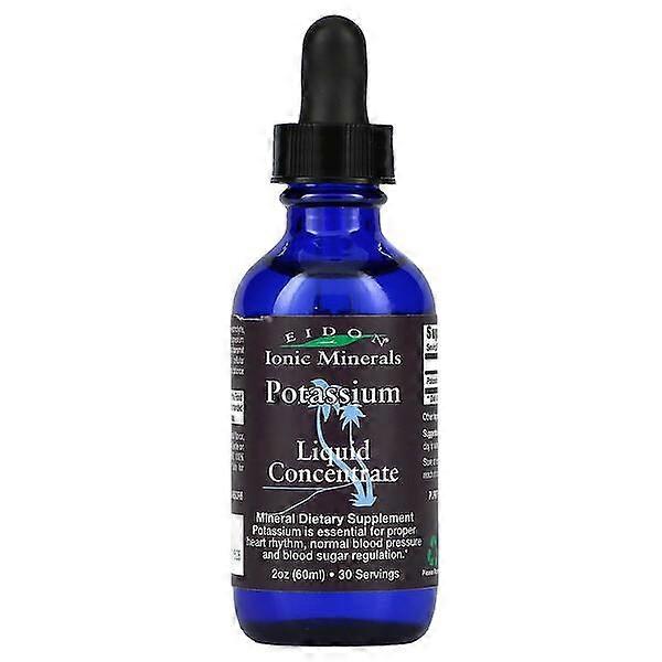 Eidon Mineral Supplements, Potassium Liquid Concentrate, 2 oz (60 ml)