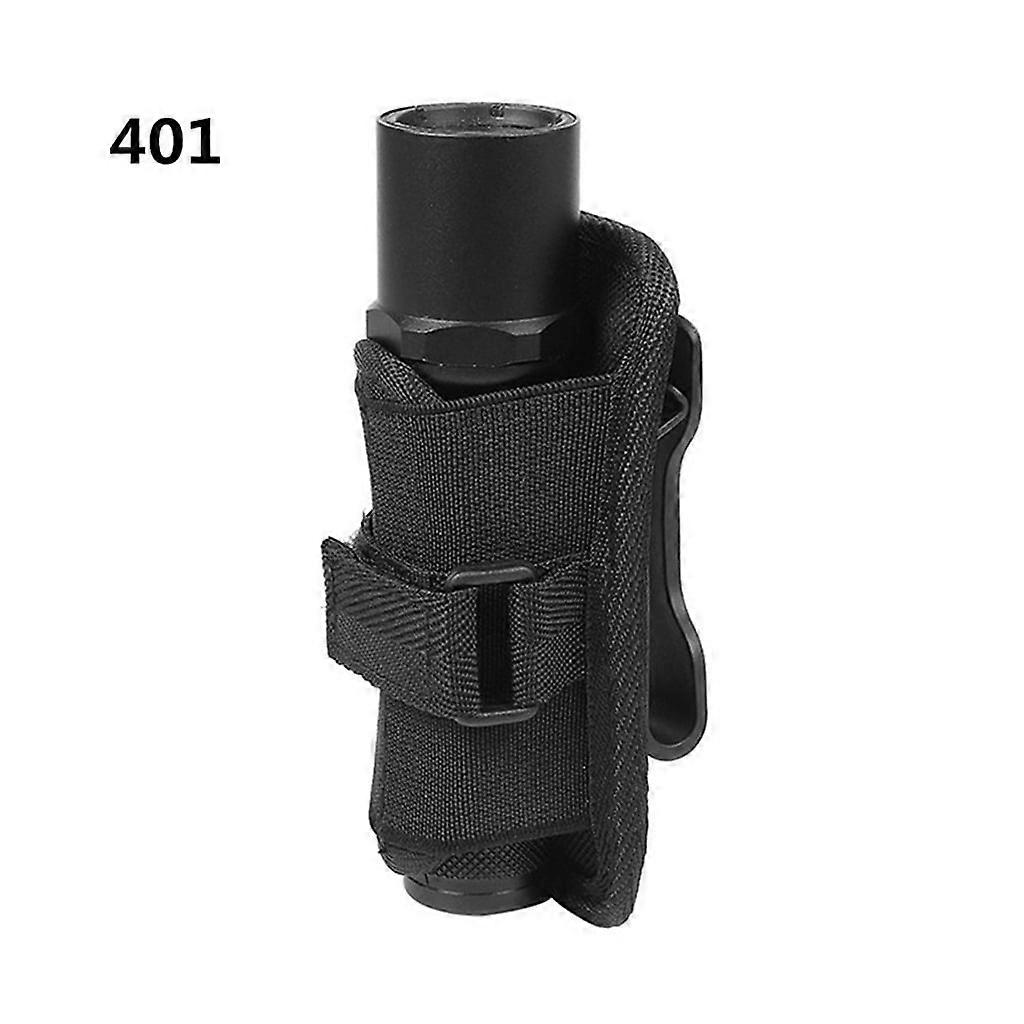 Tactic Flashlight Pouch Holster LED Torch Long Type Rotatable Flashlight Holder Belt Clip with 360 Degree Rotatable Clip