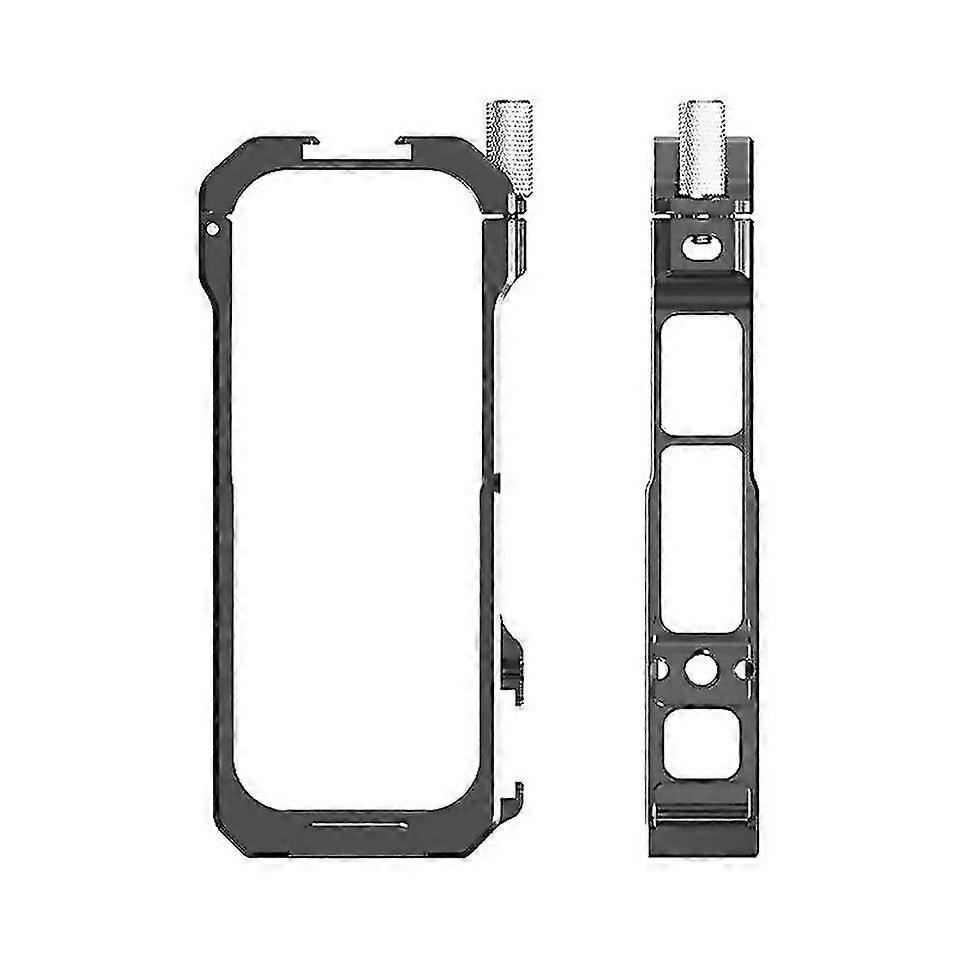 For Insta360 X3 Hepail Ac62 Metal Rabbit Cage Magnetic Suction Horizontal Vertical Protective Frame