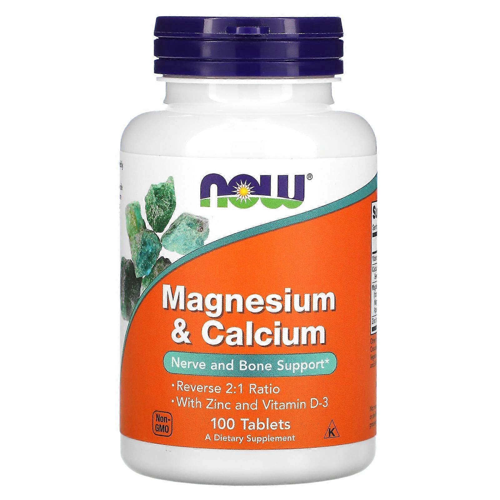 Magnesium & Calcium, 100 Tablets