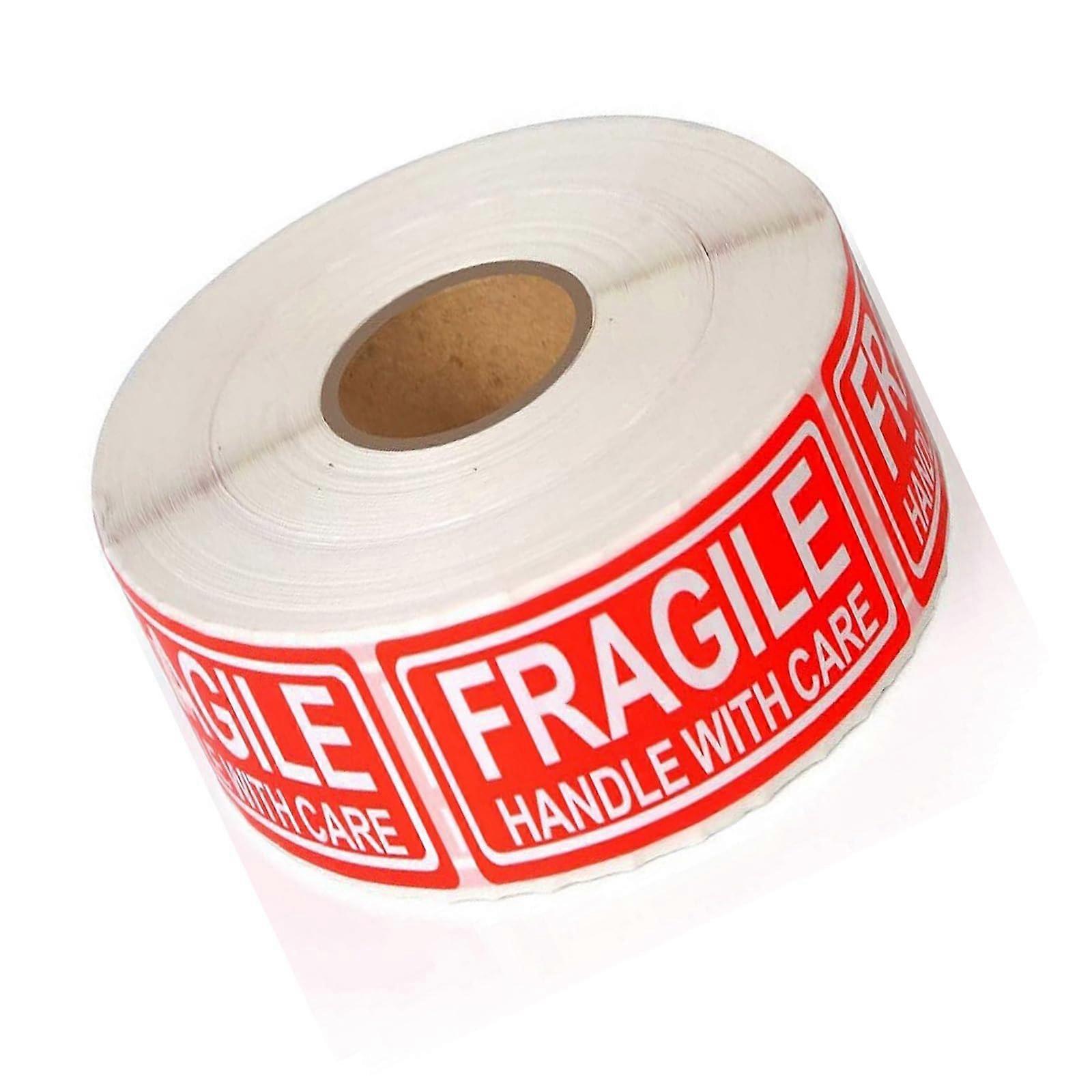 Fragile Stickers 120Piece Warning Labels For  Boxes SelfAdhesive Clear Vinyl 2x3 Inch