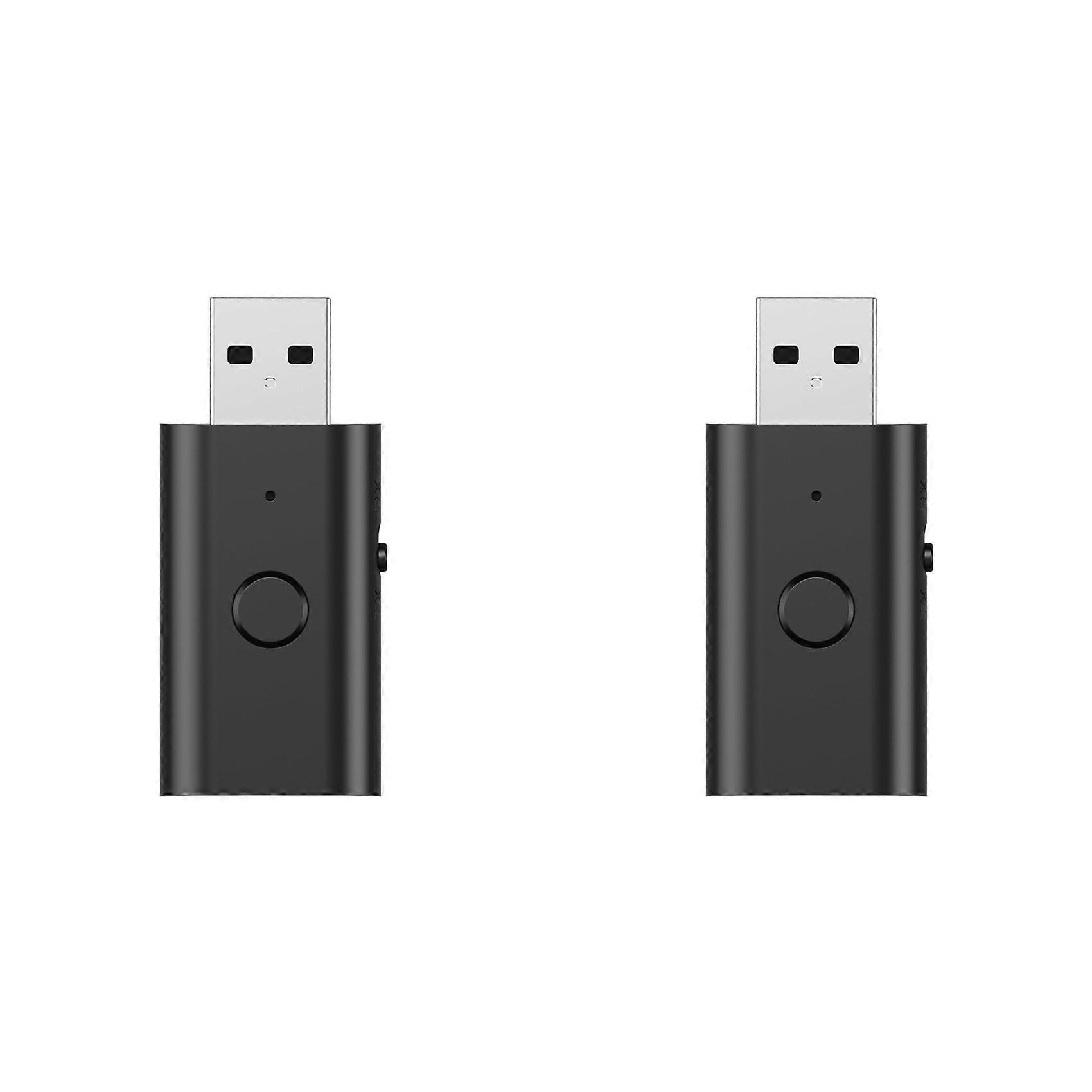 2X Bluetooth 5.3 Transmitter Receiver, USB Bluetooth Adapter, Wireless Audio Transmitter for TV Home/Car Sound System