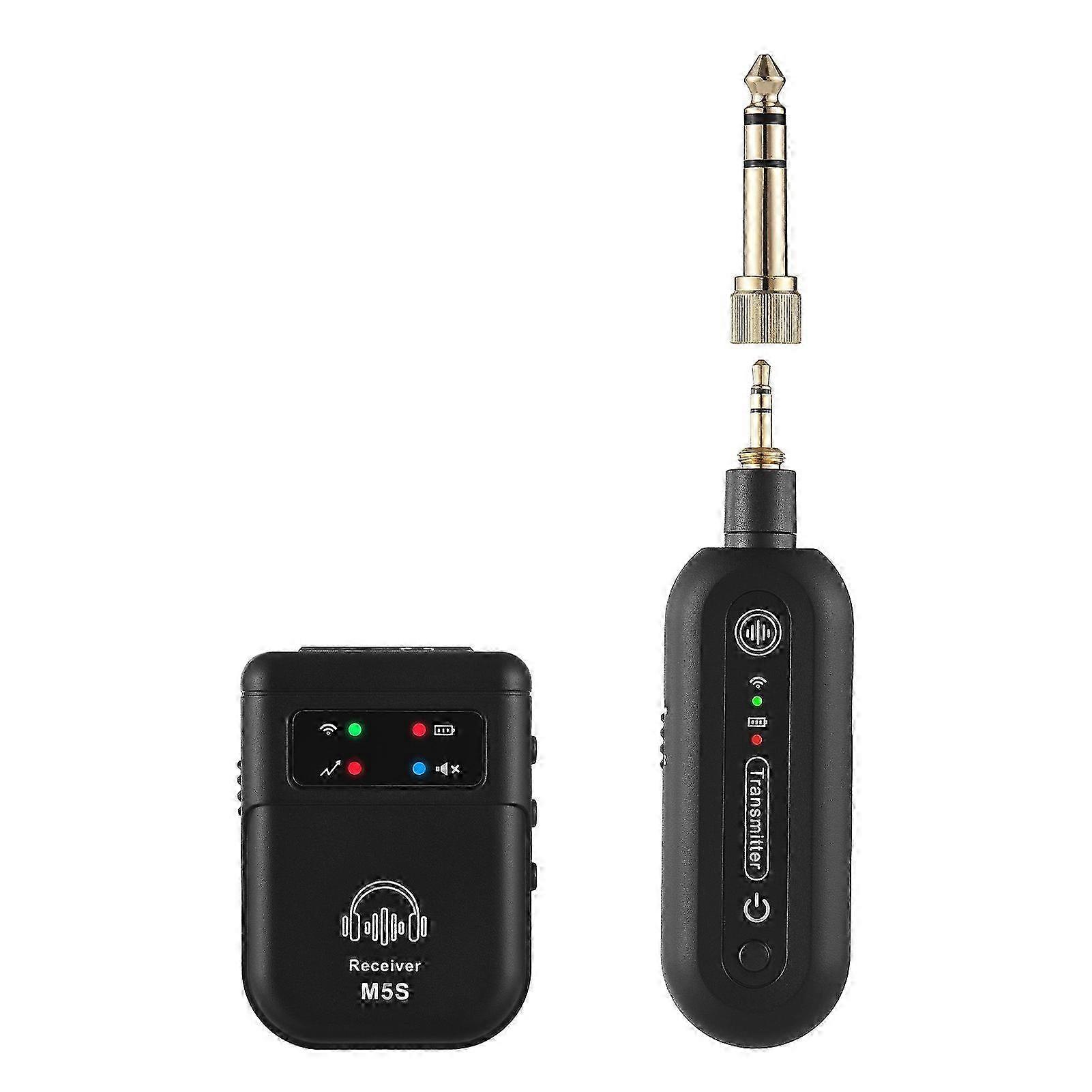 25-26 2.4G Wireless In-Ear Monitor System 90° Rotate Transmitter Receiver Set Automatic